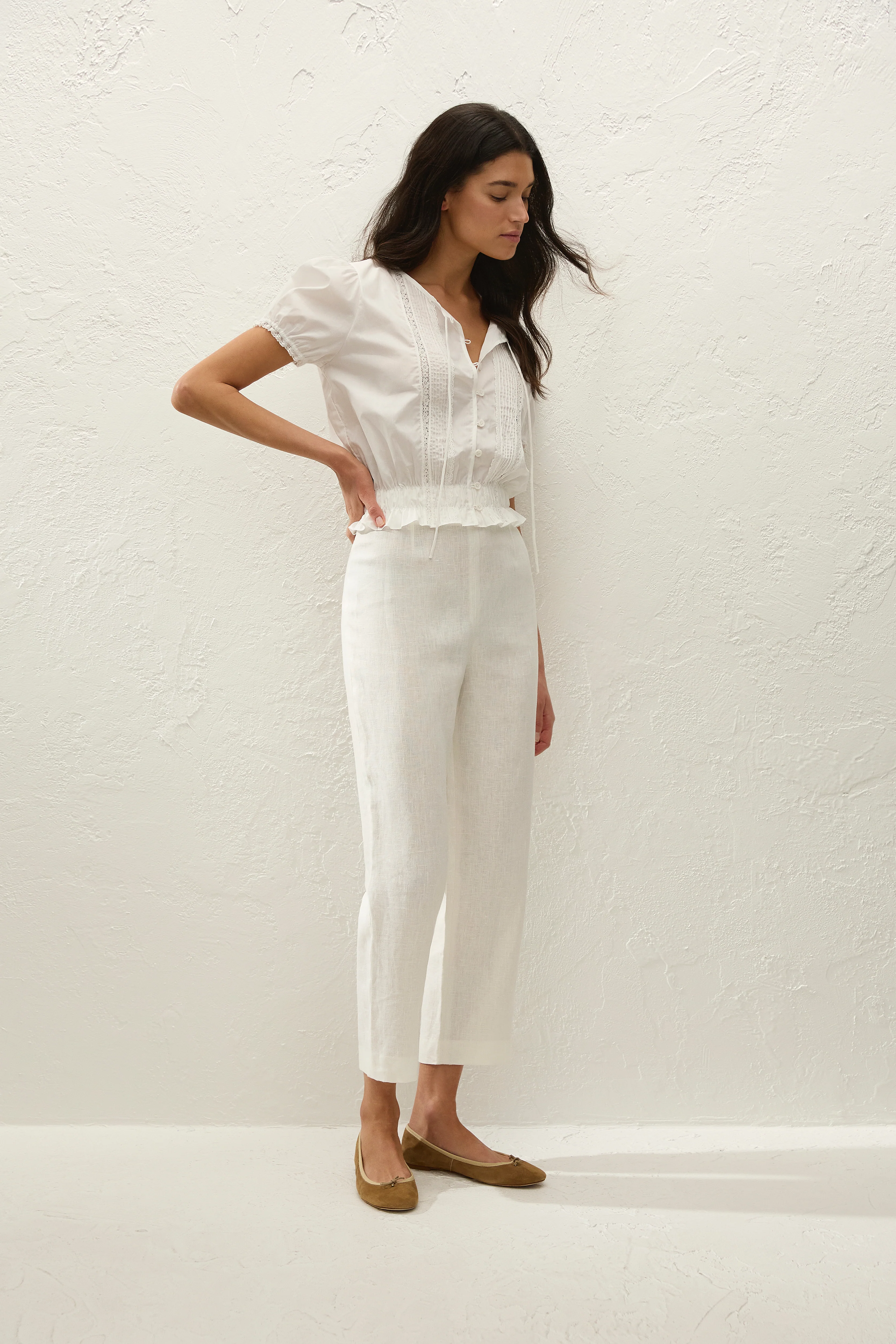 Fiora Blouse Fresco Lace White - Image 3