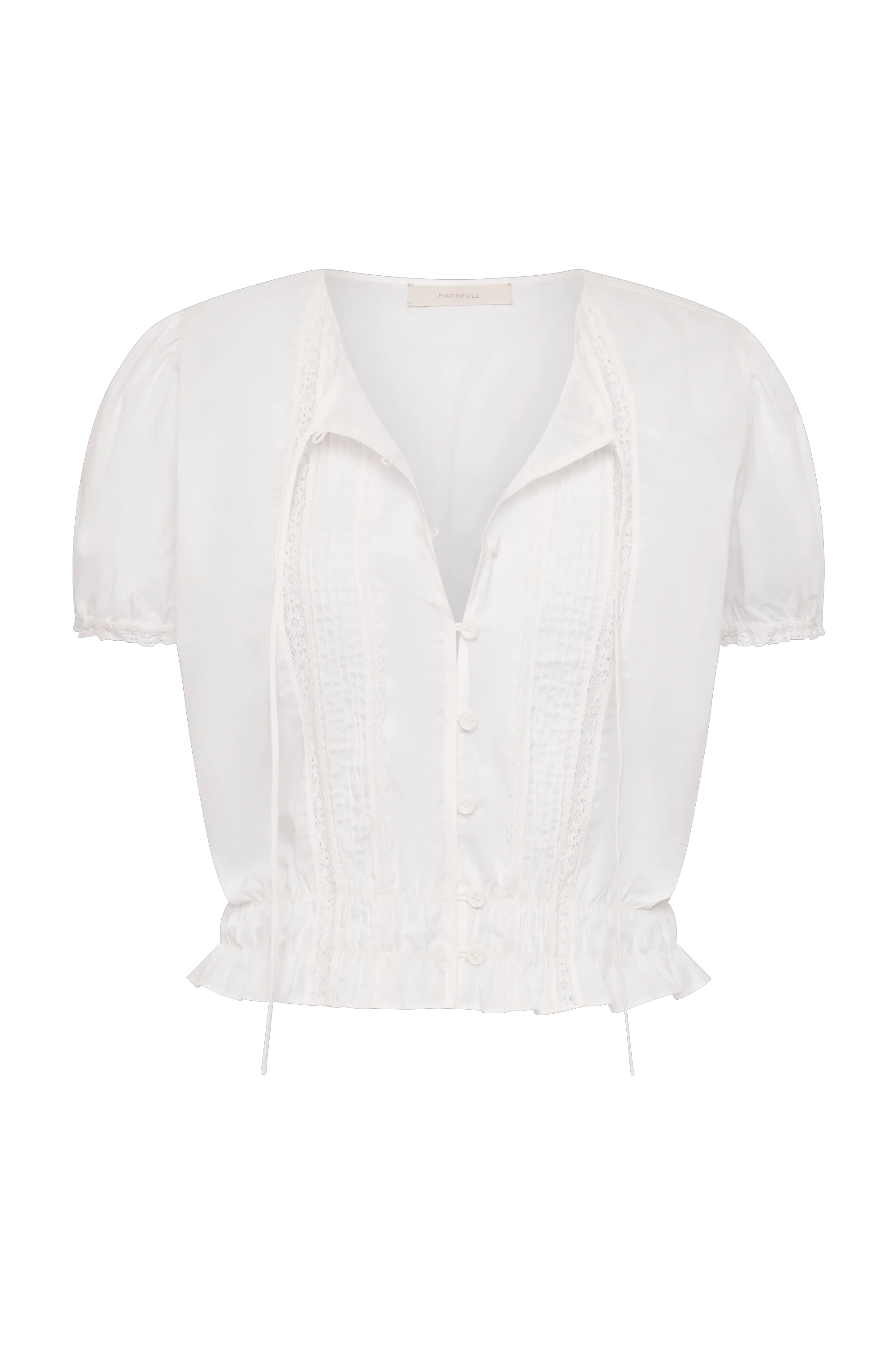 Fiora Blouse Fresco Lace White - Image 6