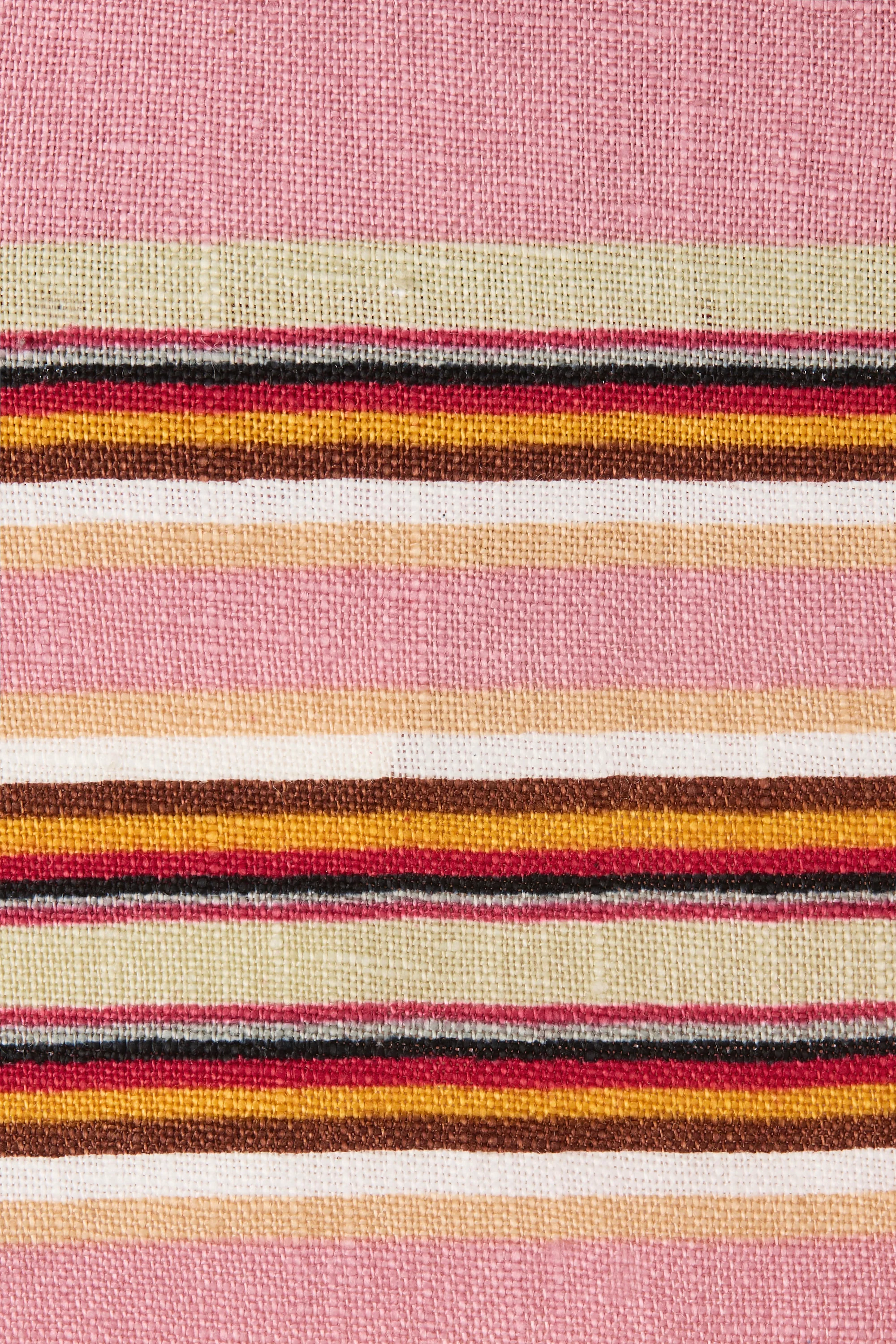 Flor Mini Dress Barragan Stripe Dusty Mauve - Image 6