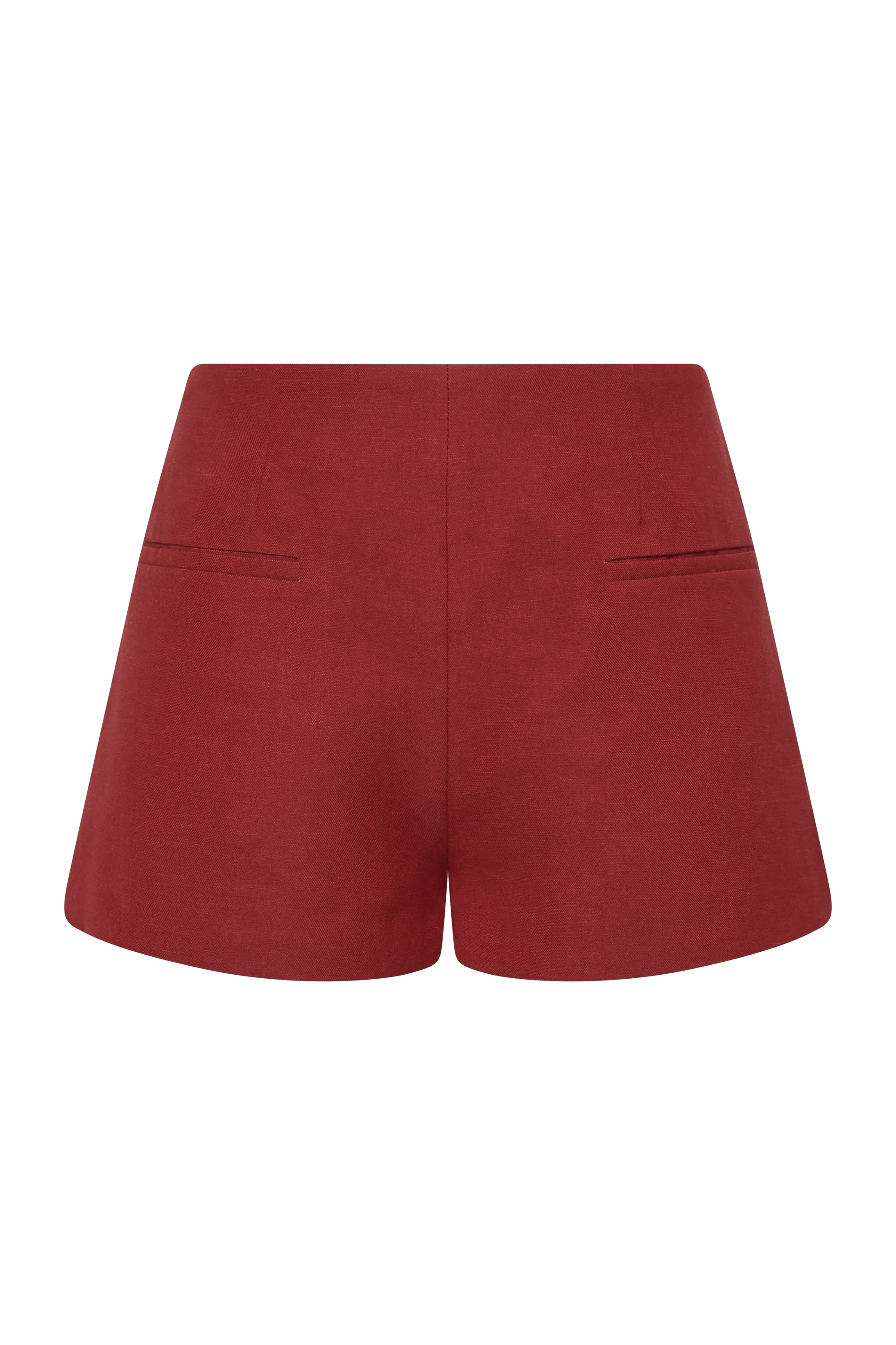 Florine Mini Shorts Deep Red - Final Sale - Image 6
