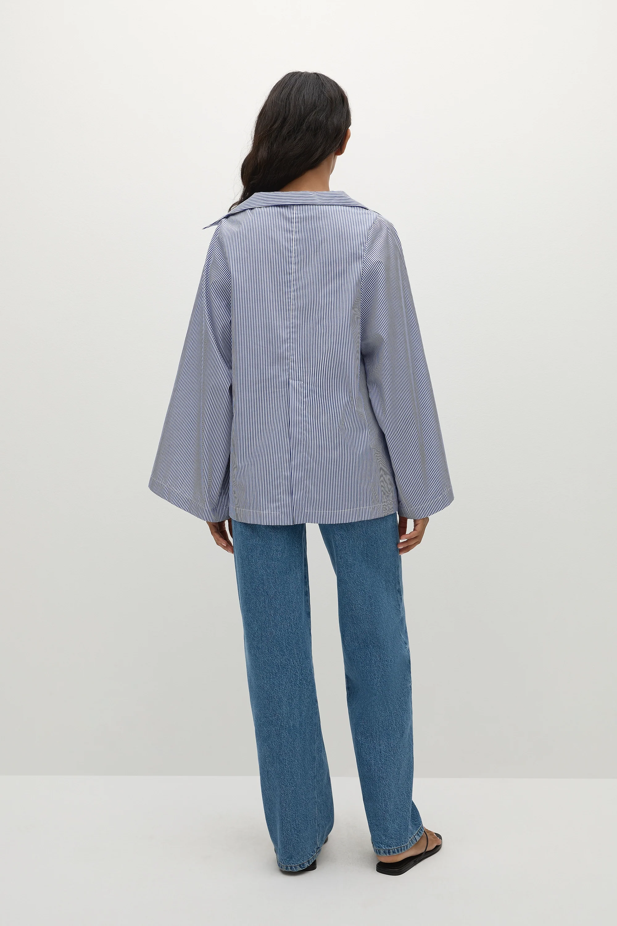 Gaia Top Helle Stripe Vintage Navy - Final Sale - Image 6