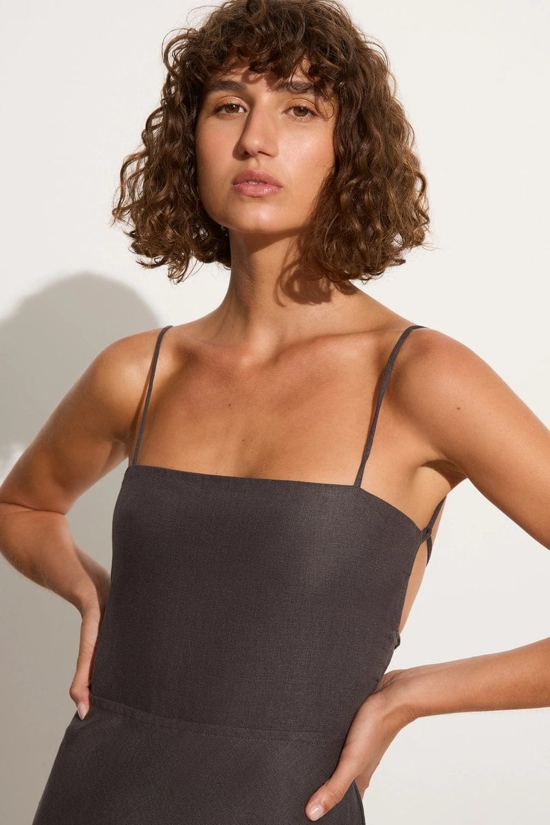 Garcia Maxi Dress Charcoal - Final Sale - Image 4