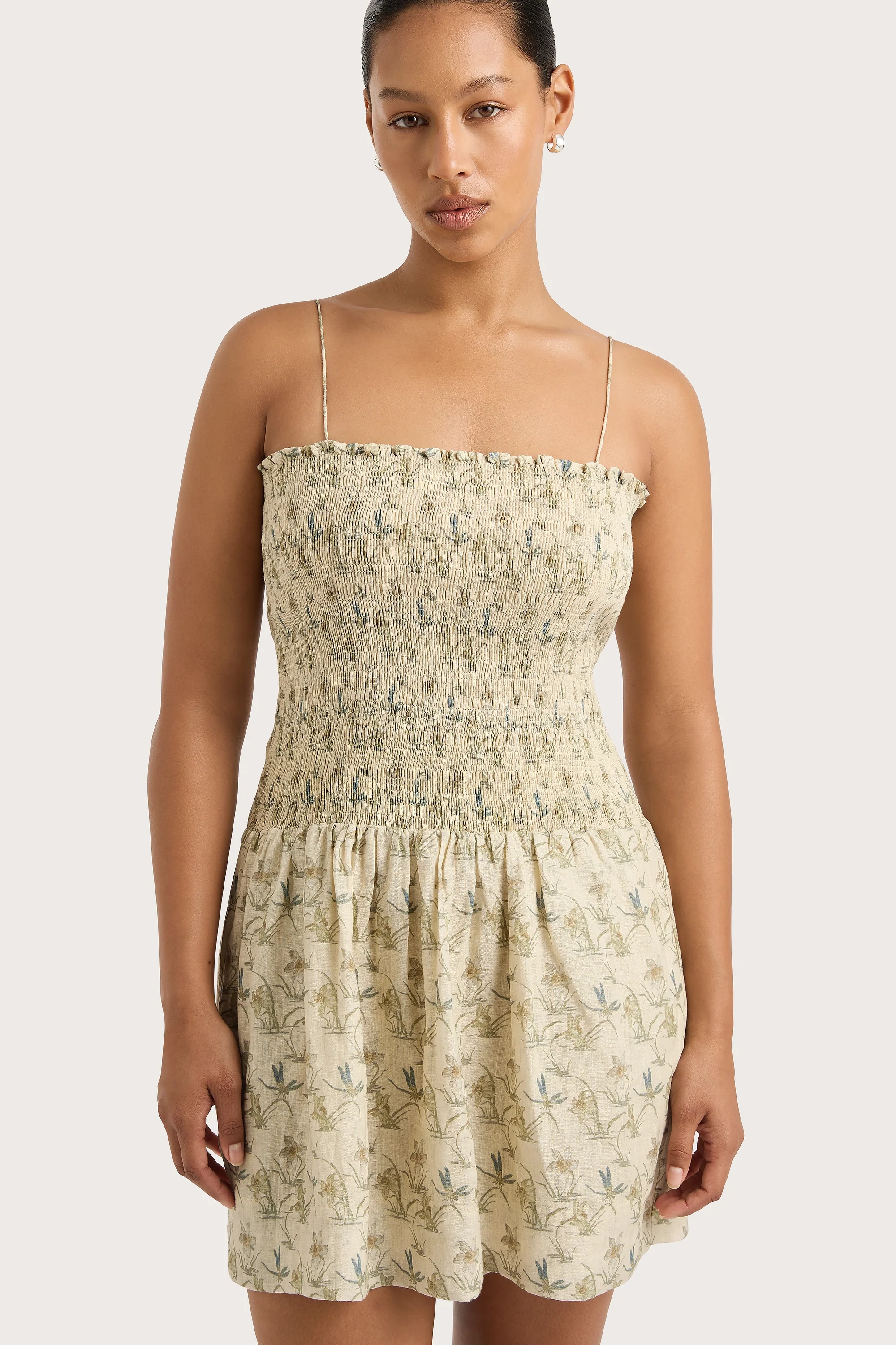 Geriba Mini Dress Daffodil Cream - Final Sale - Image 2