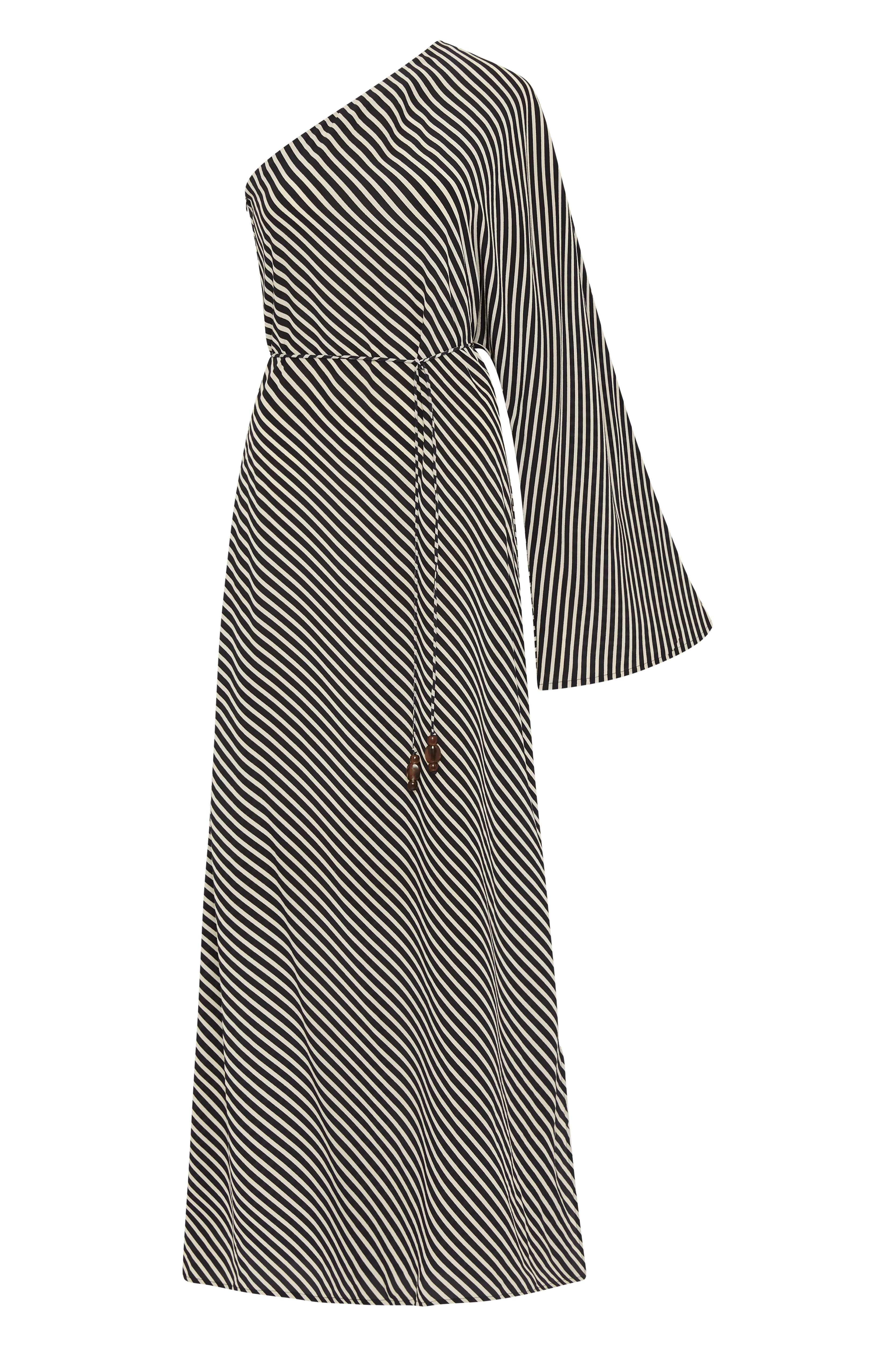 Gino Maxi Dress Toscano Stripe Black - Final Sale - Image 10
