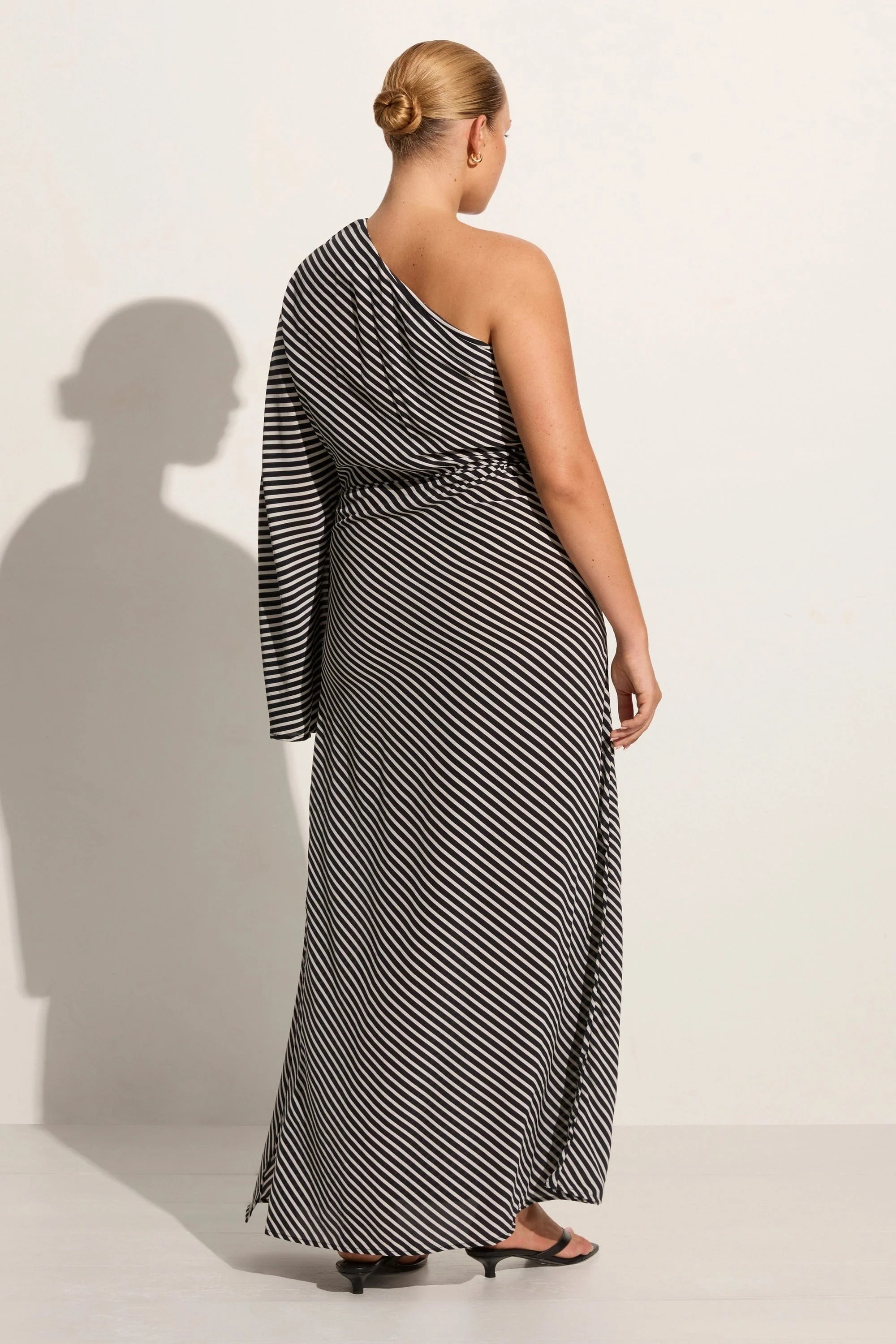 Gino Maxi Dress Toscano Stripe Black - Final Sale - Image 3