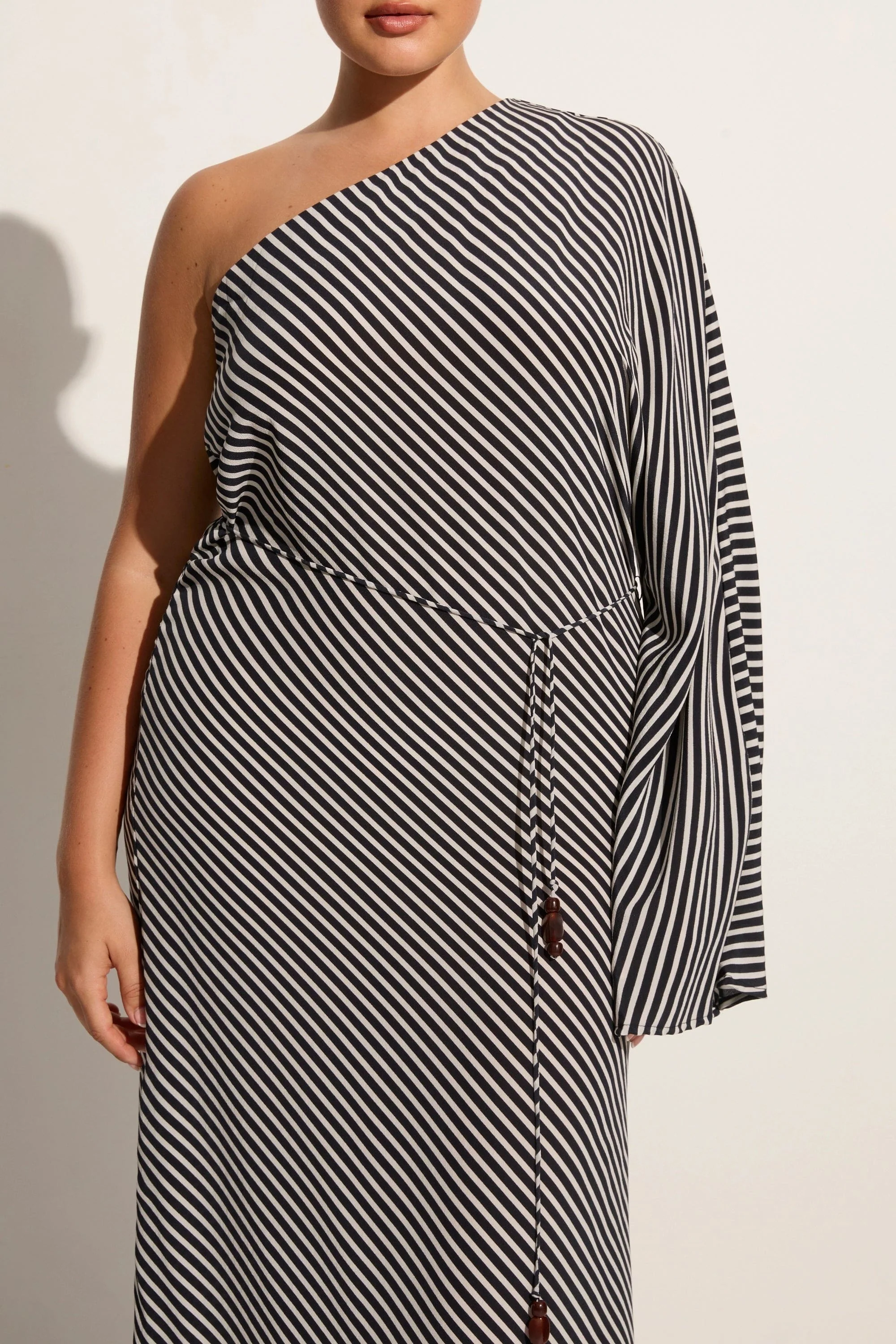 Gino Maxi Dress Toscano Stripe Black - Final Sale - Image 4