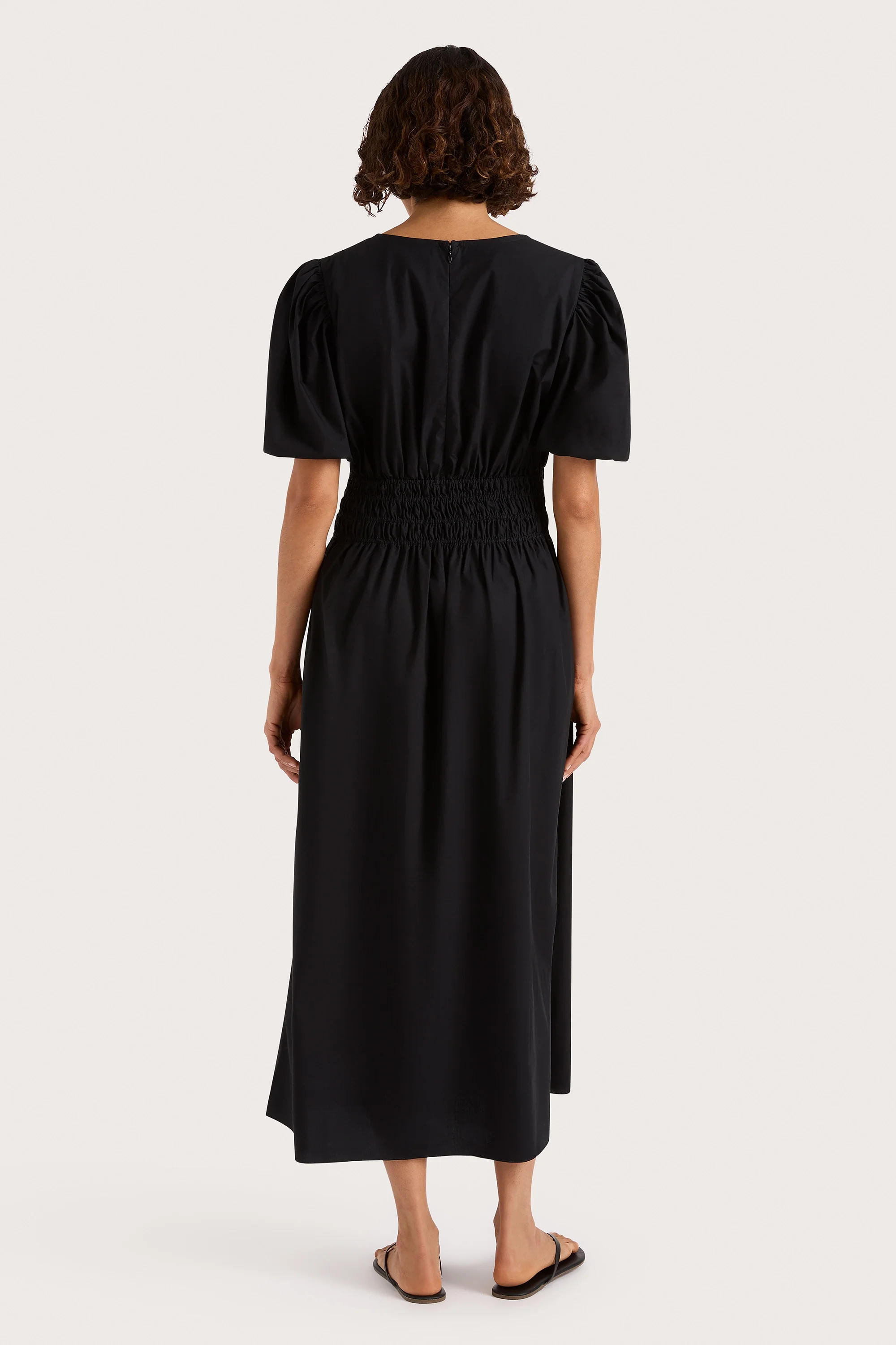 Grace Midi Dress Black - Image 4
