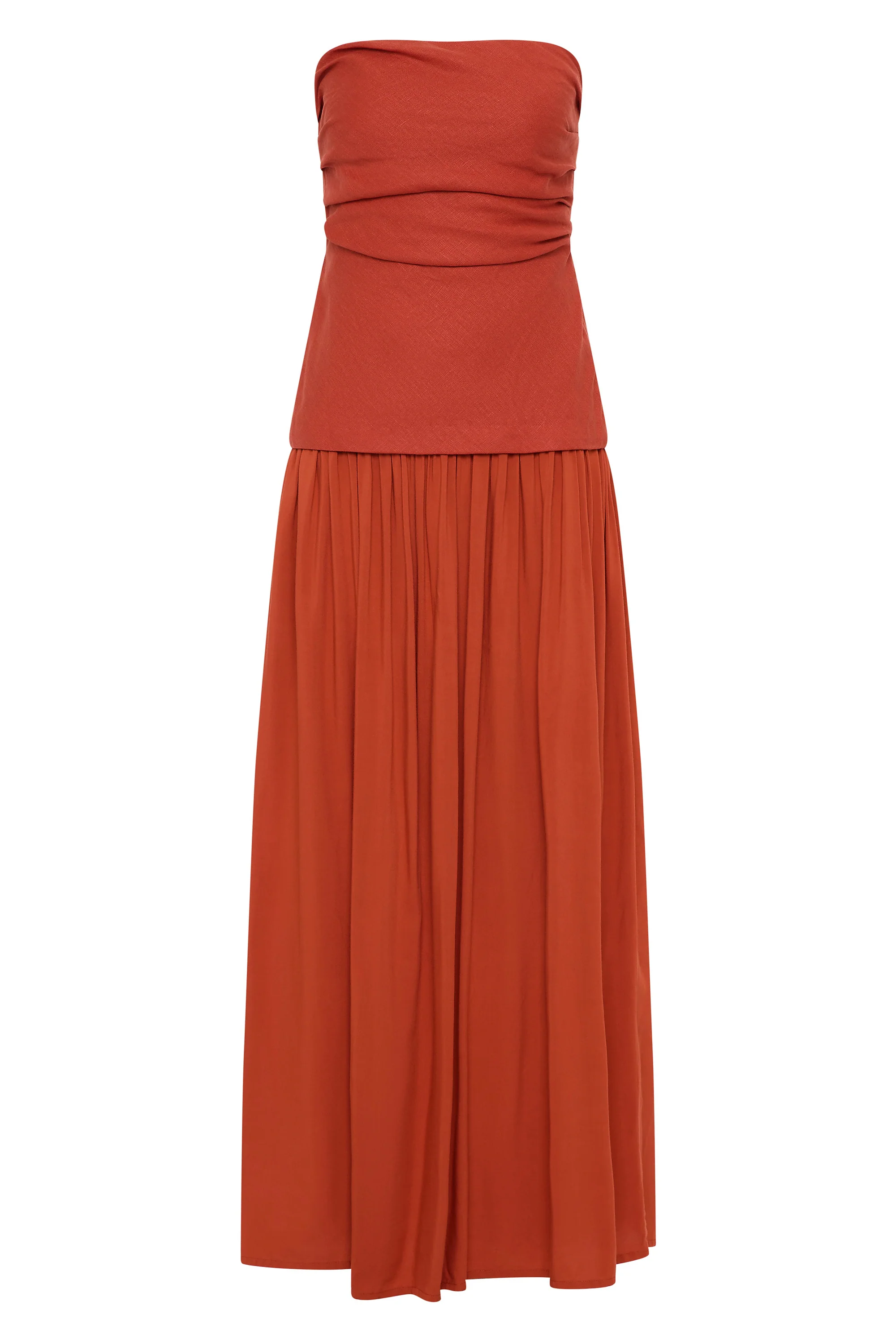 Hedy Maxi Dress Dusty Tomato - Image 6