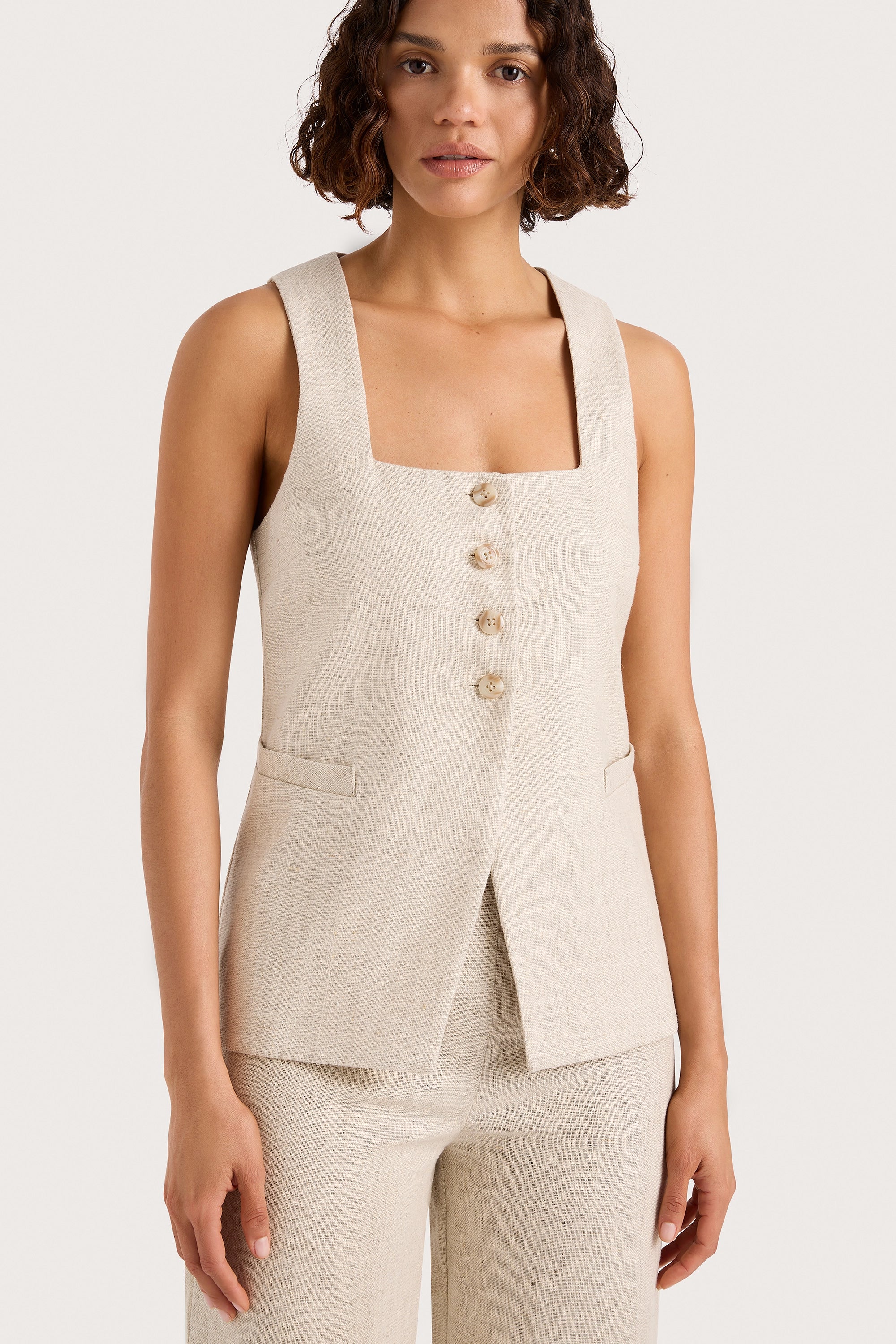 Jackie Vest Natural - Image 2
