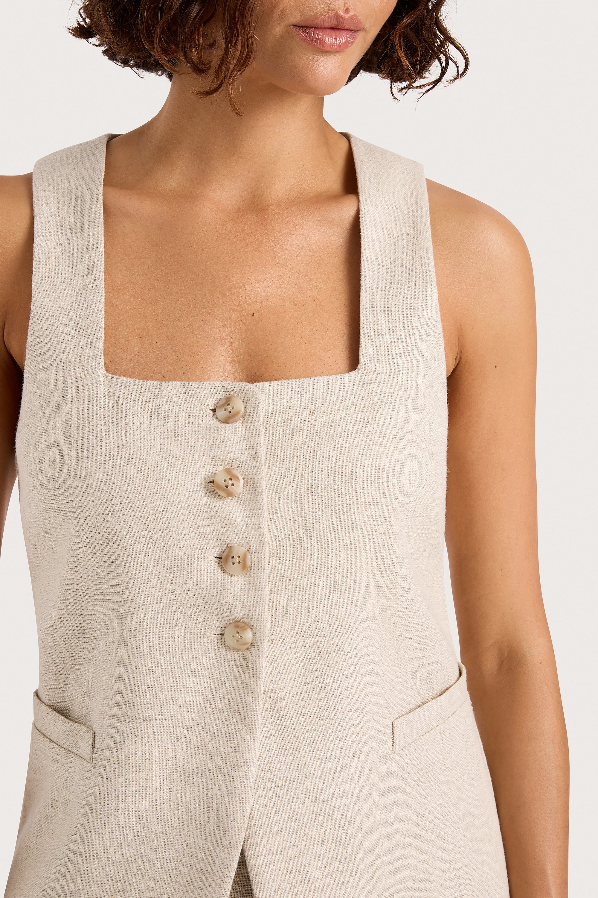 Jackie Vest Natural - Image 3