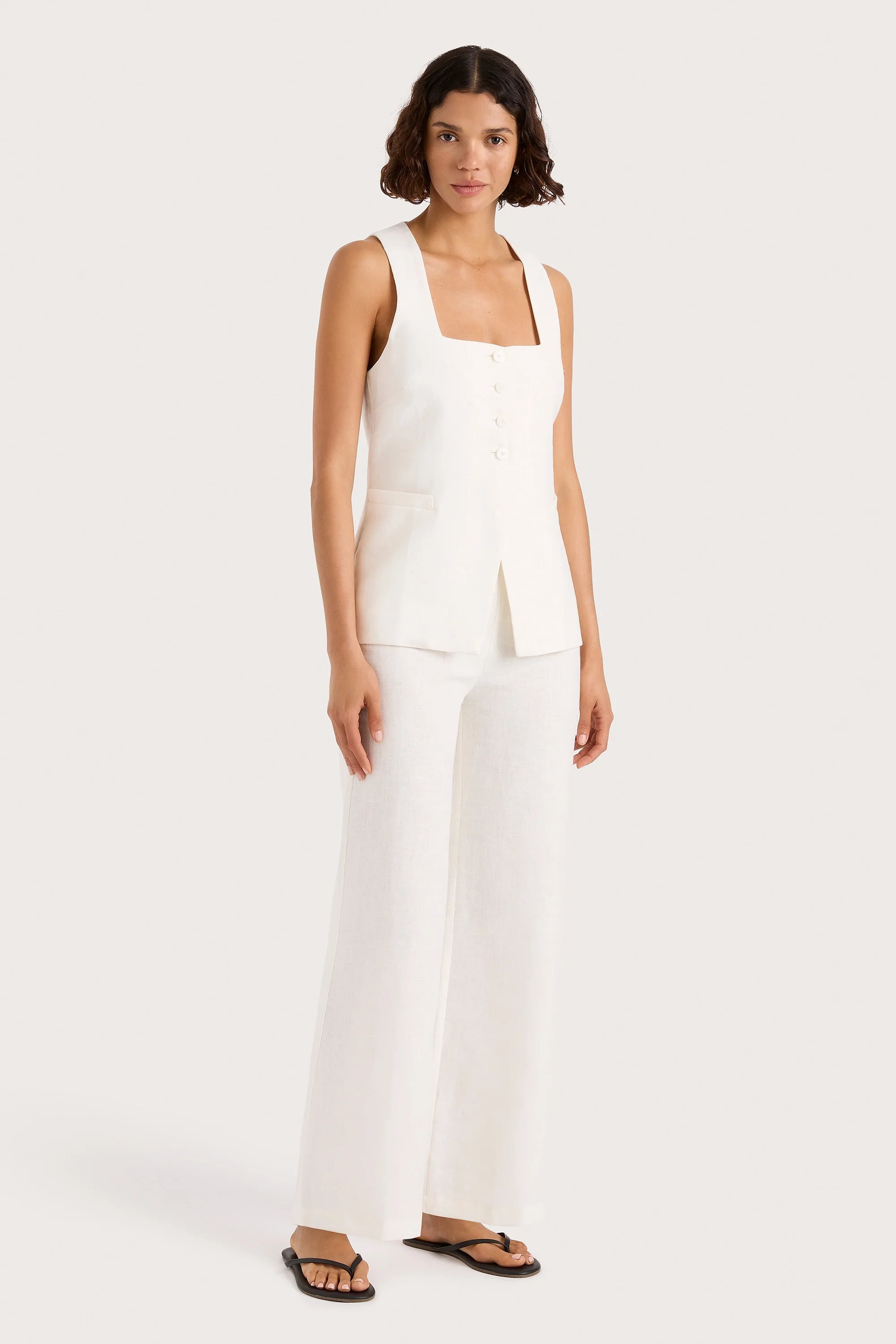 Jackie Vest White - Image 3