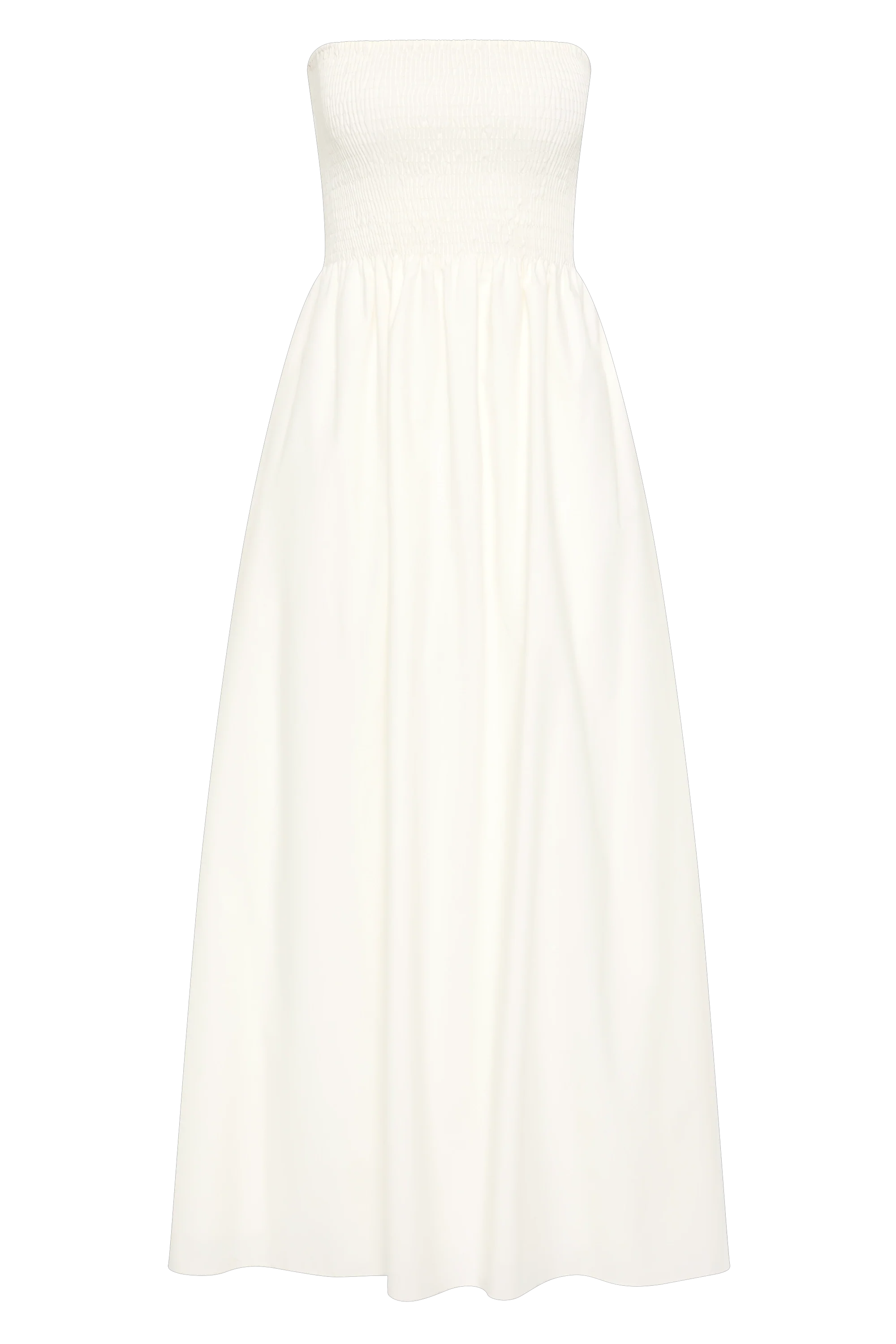 Jamie Midi Dress White - Image 7