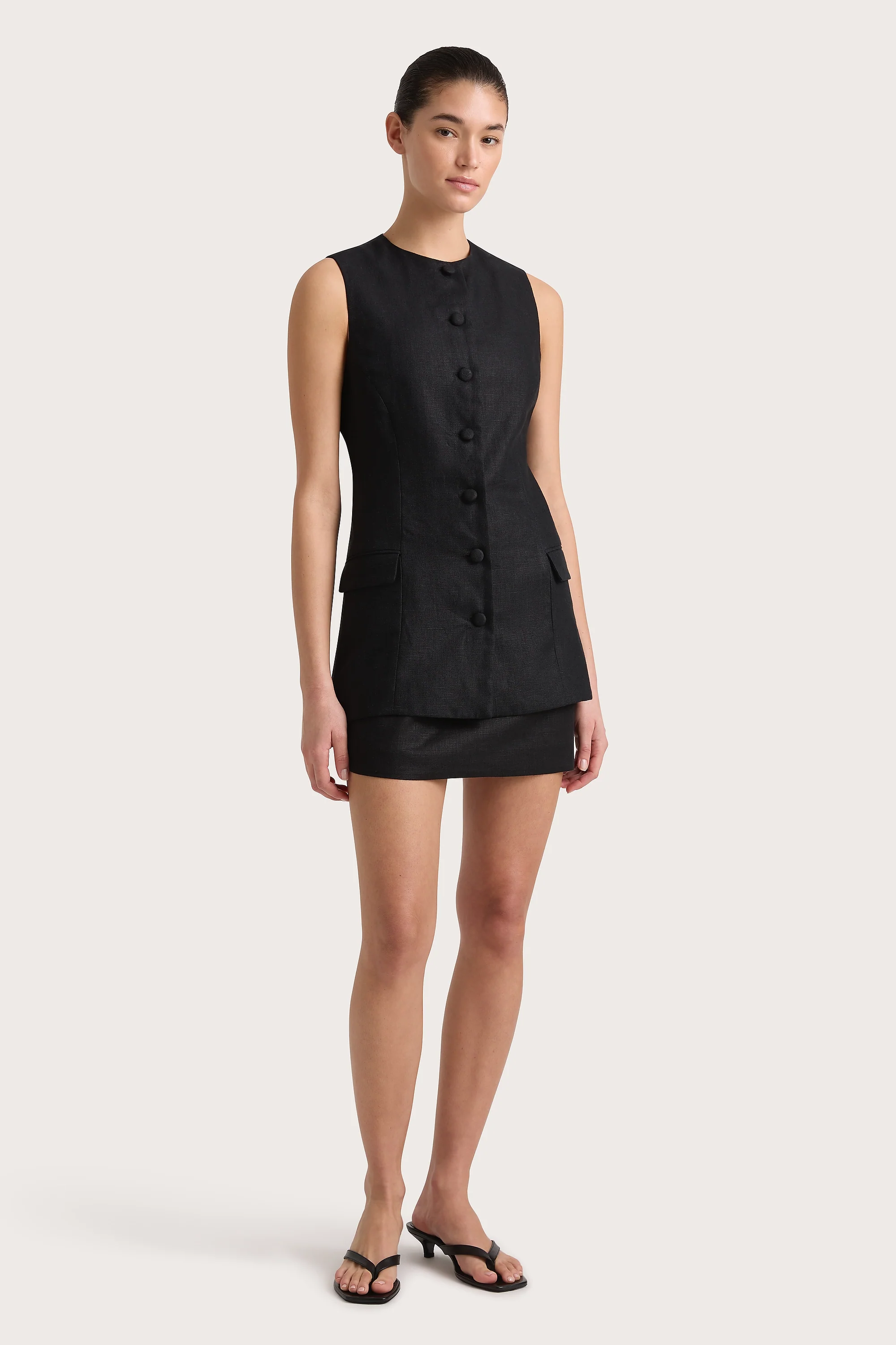 Jane Mini Skirt Black - Final Sale - Image 6