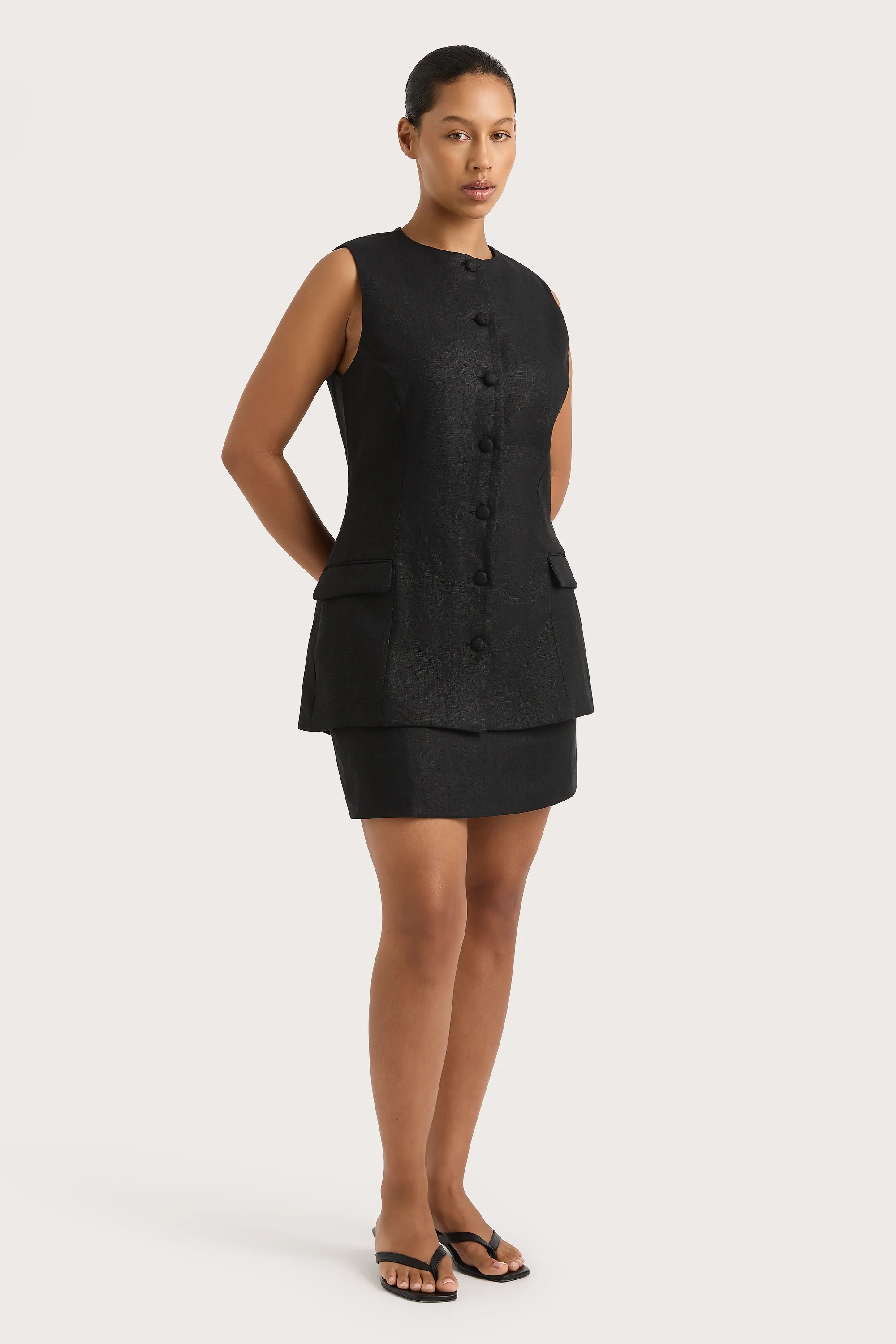 Jane Vest Black - Final Sale - Image 10