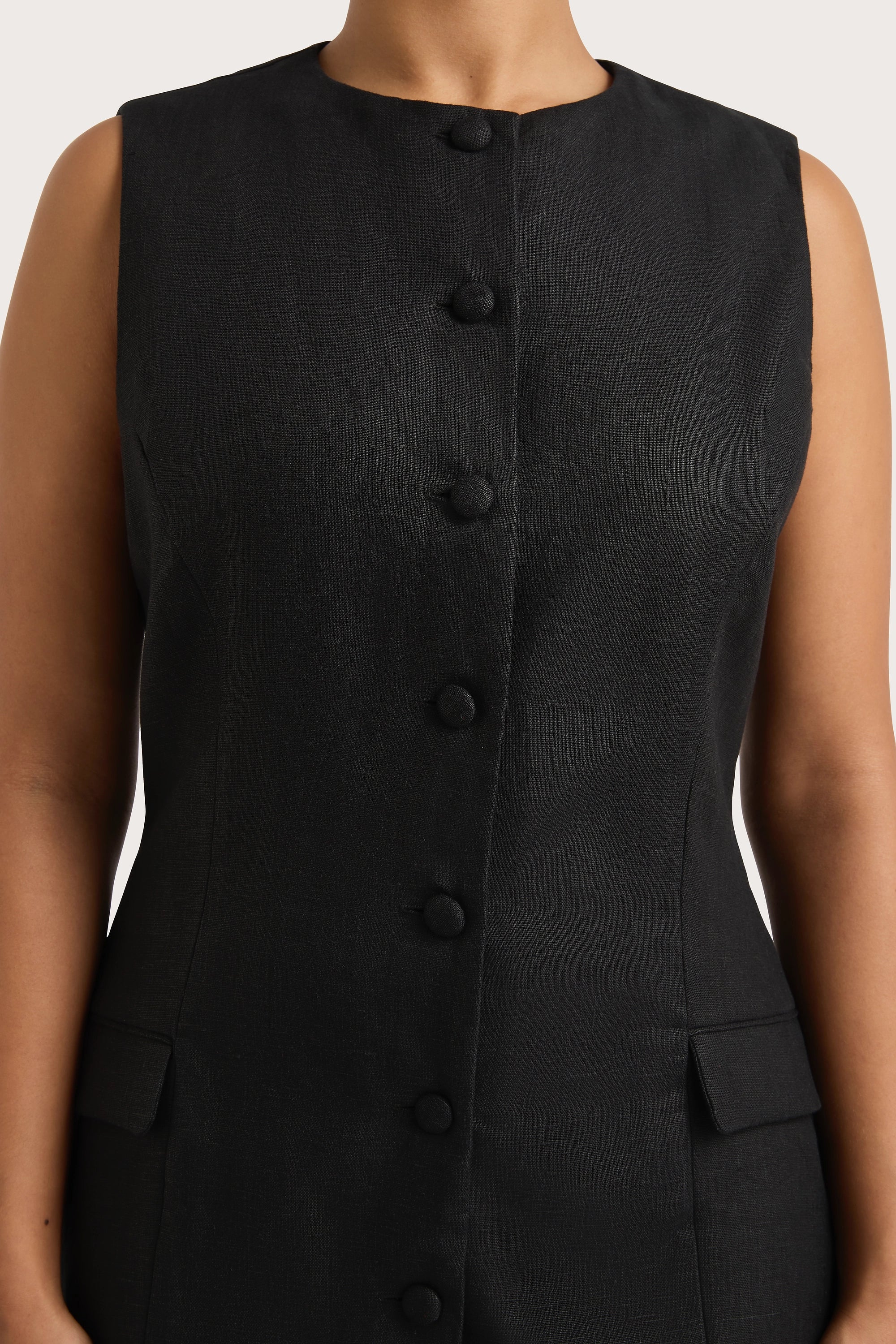 Jane Vest Black - Final Sale - Image 8