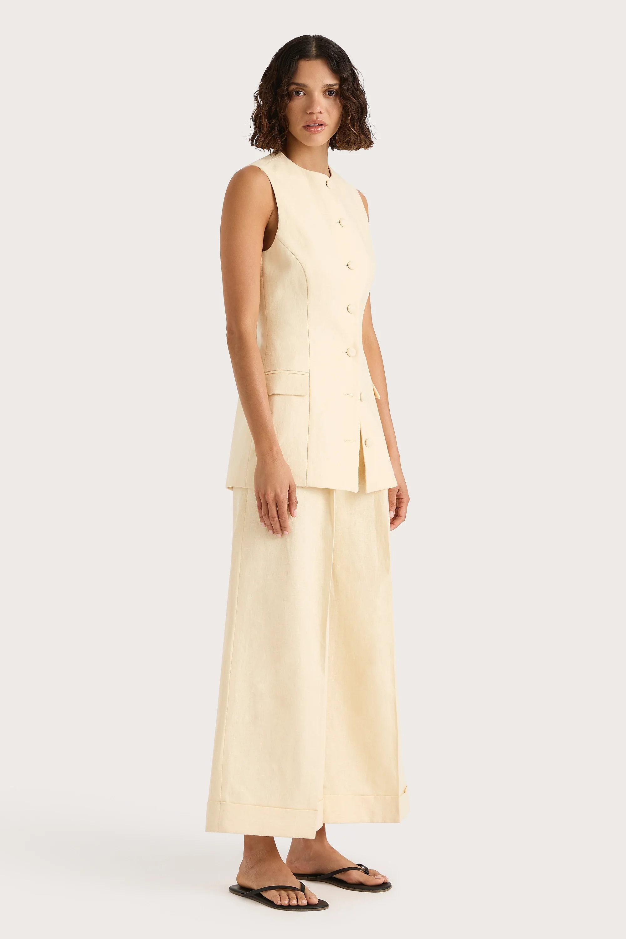 Jane Vest Butter - Final Sale - Image 4