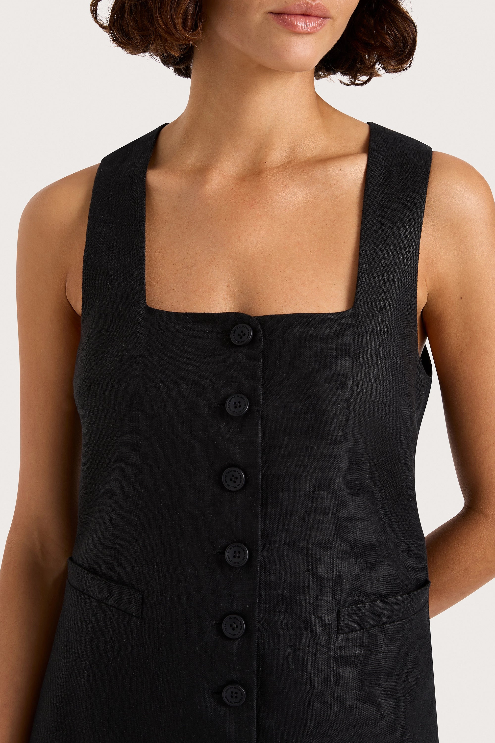 Jaques Mini Dress Black - Image 4