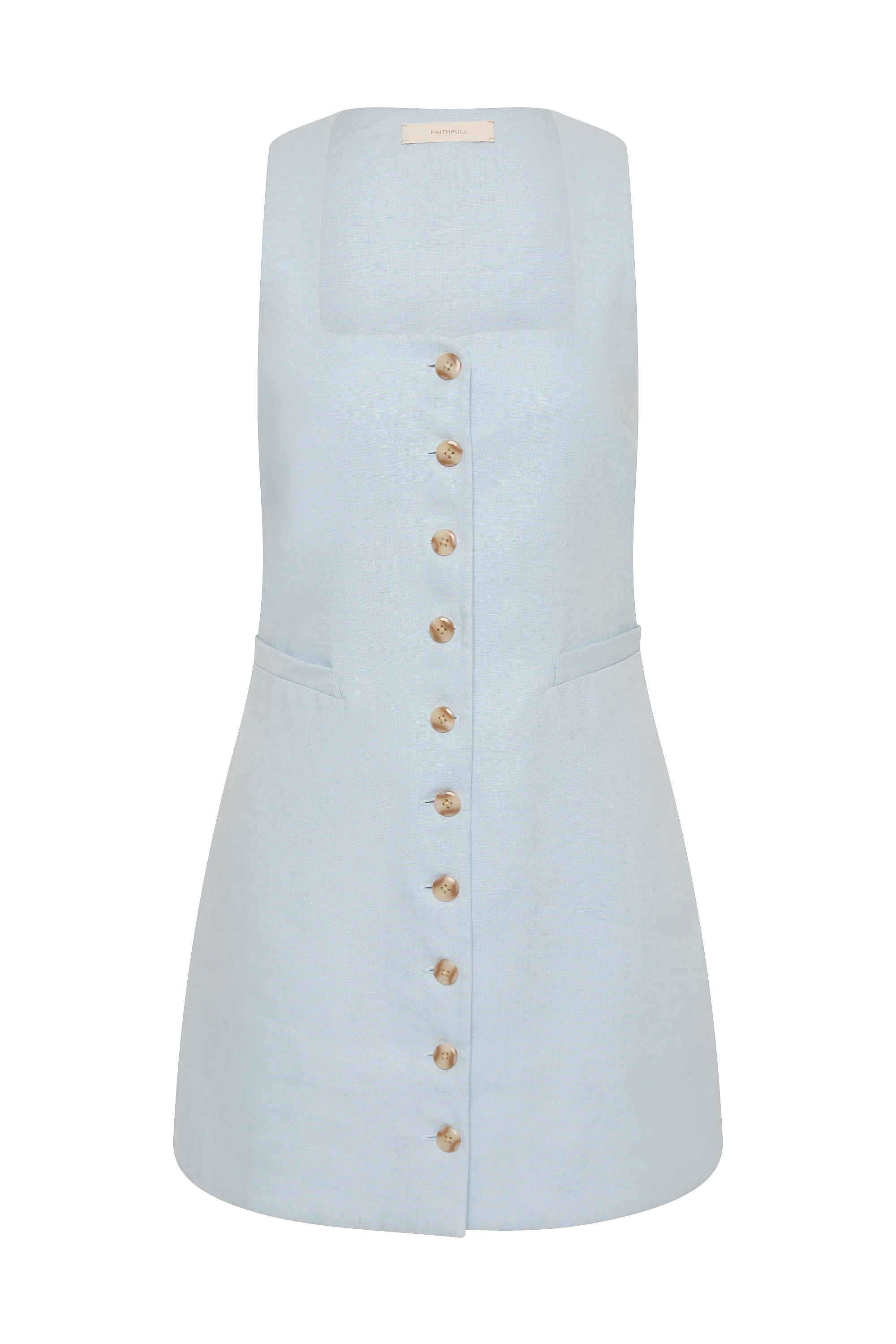 Jaques Mini Dress Sky Blue - Final Sale - Image 6