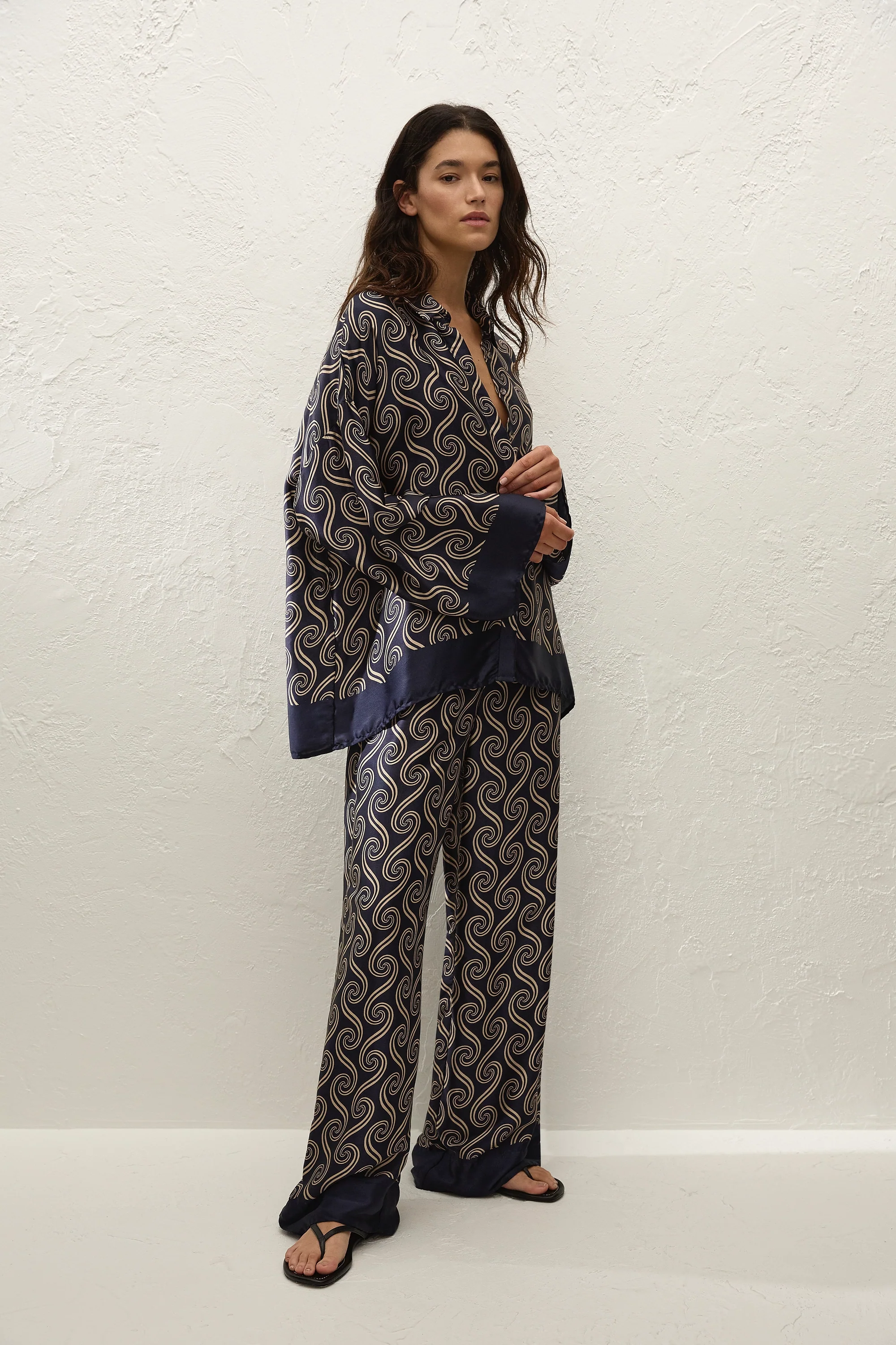 Jensen Pant Juanita Swirl Indigo - Image 3