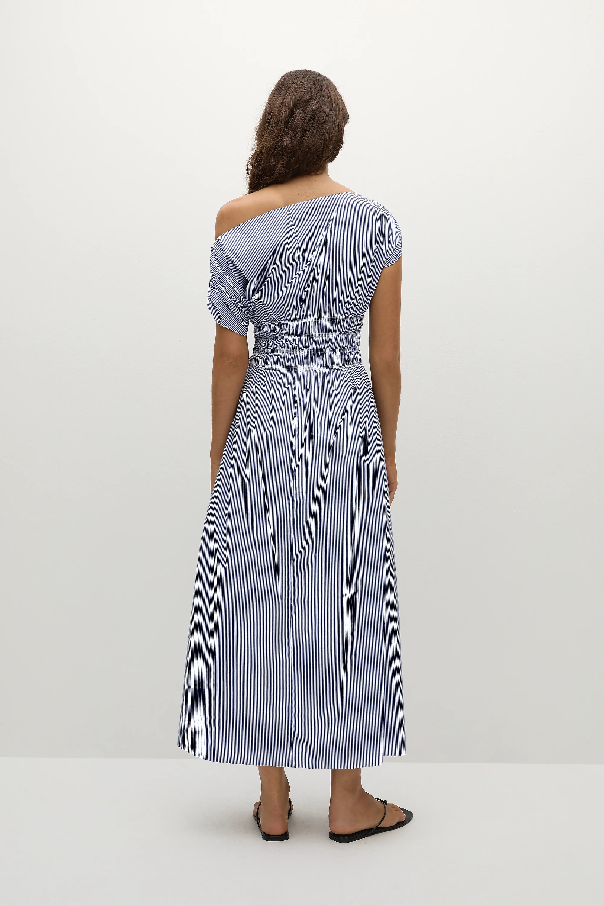 Kara Maxi Dress Helle Stripe Vintage Navy - Final Sale - Image 4