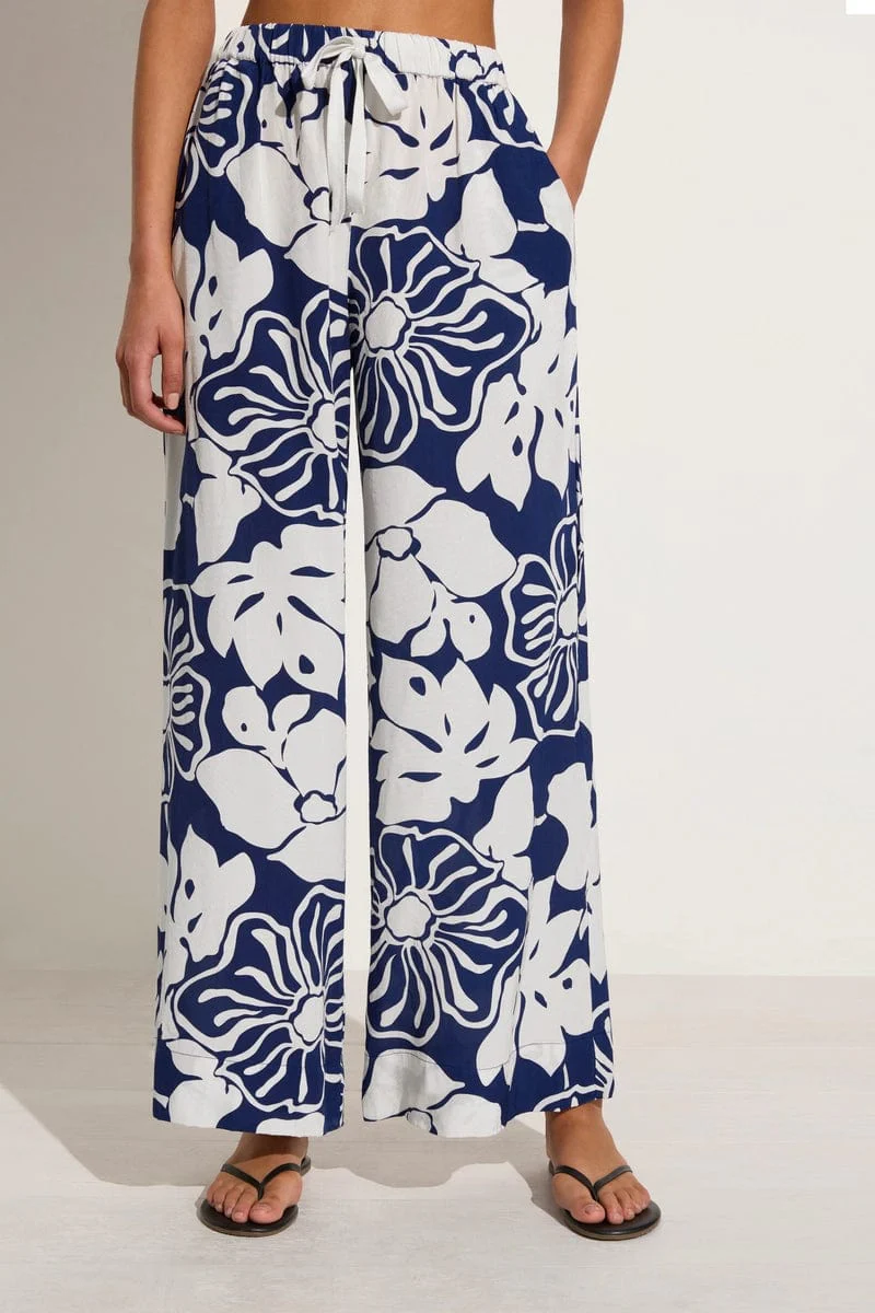Kartika Pant Mica Floral Navy - Final Sale - Image 3
