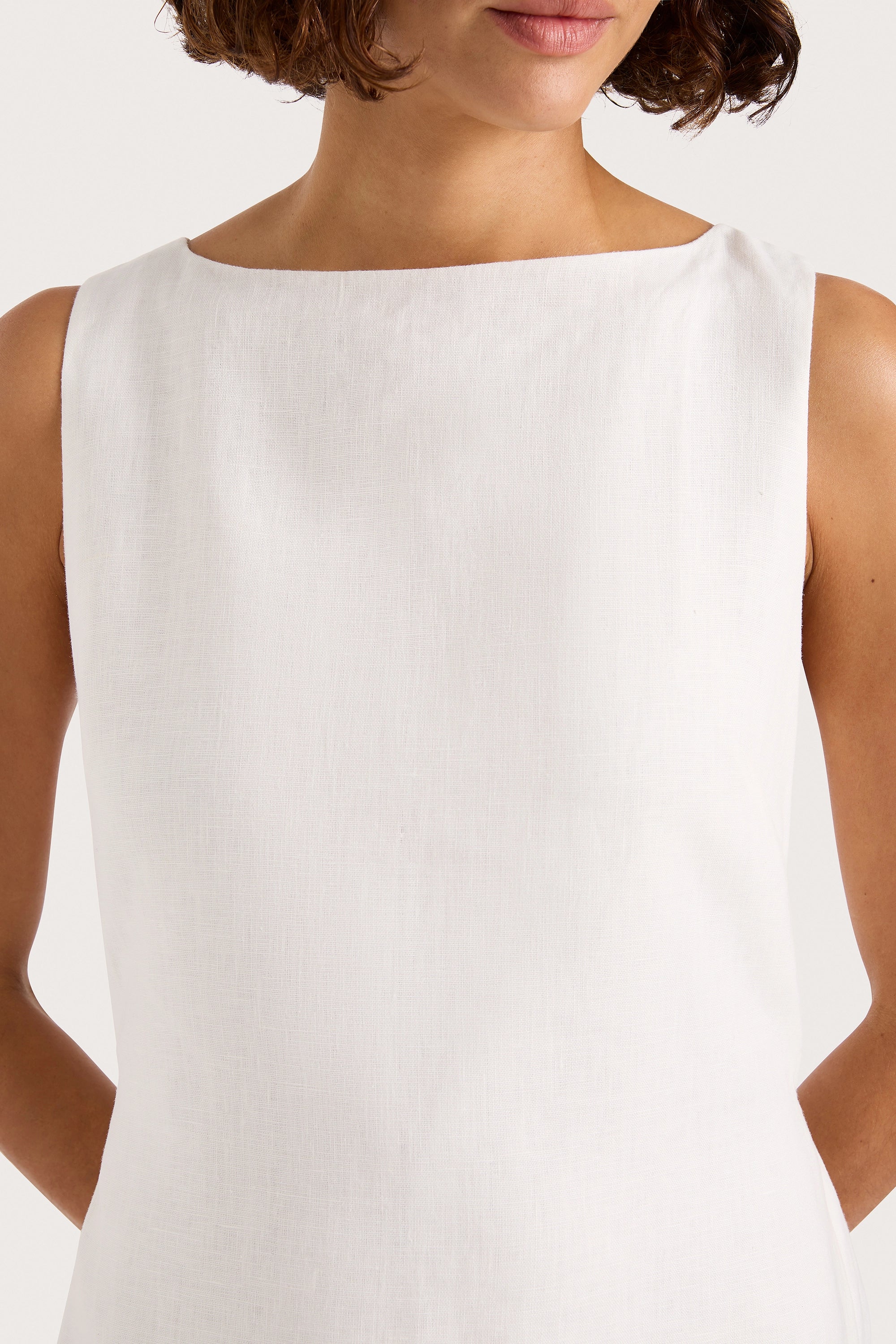 Kelly Mini Dress White - Image 5