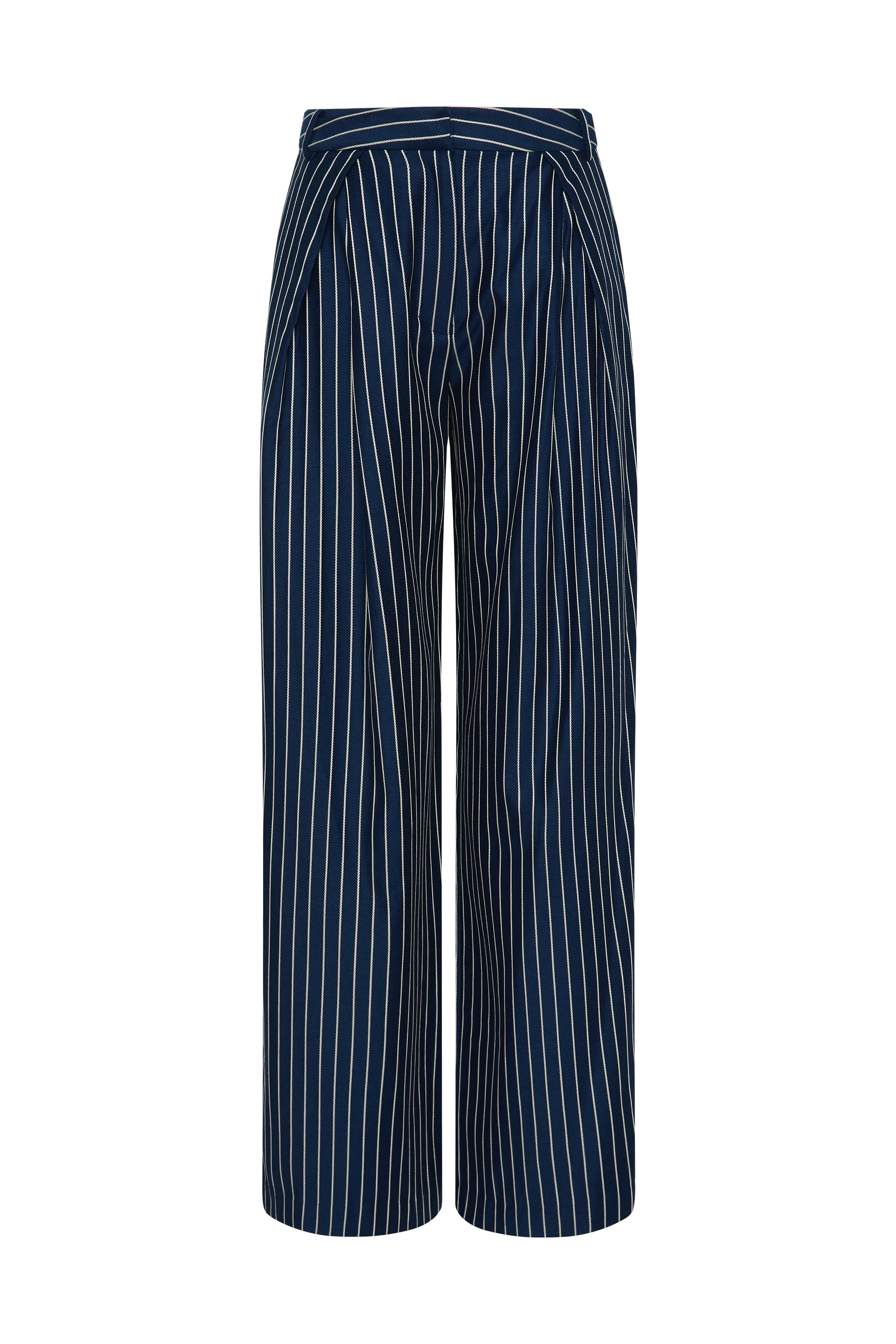 Lalia Trouser Chevron Stripe Vintage Navy - Final Sale - Image 7