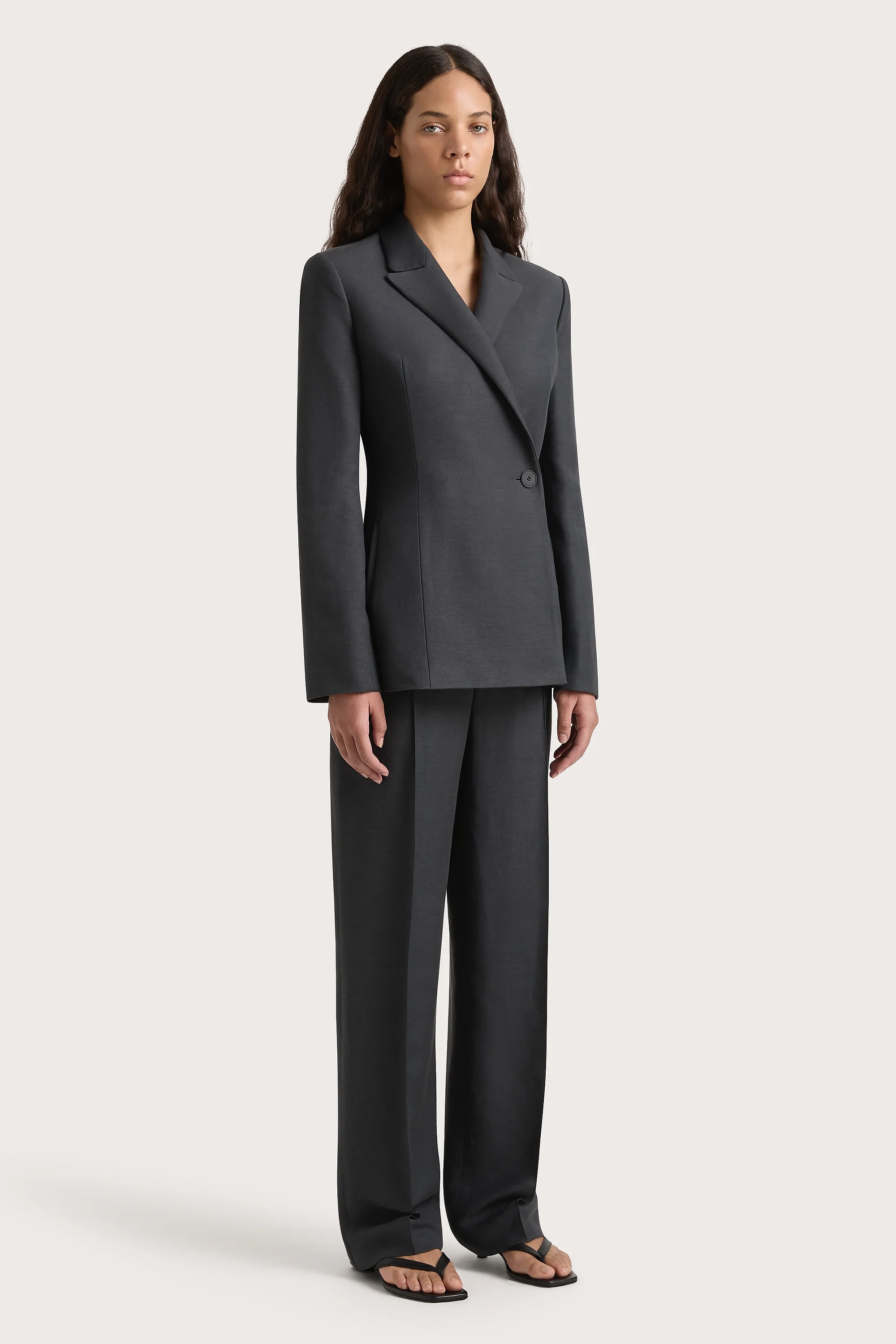 Lenza Trouser Charcoal - Final Sale - Image 3