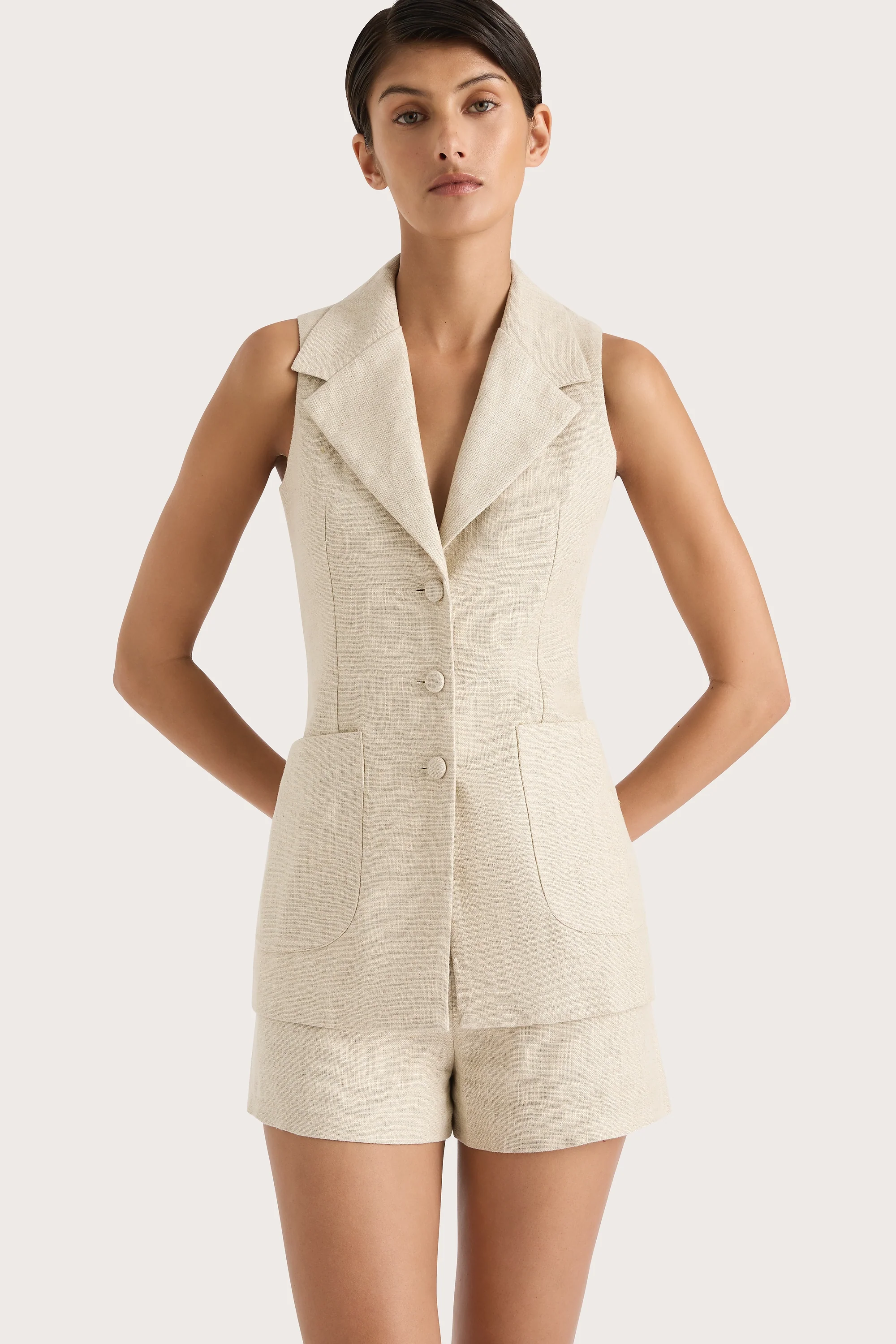 Lila Mini Shorts Natural - Final Sale - Image 3