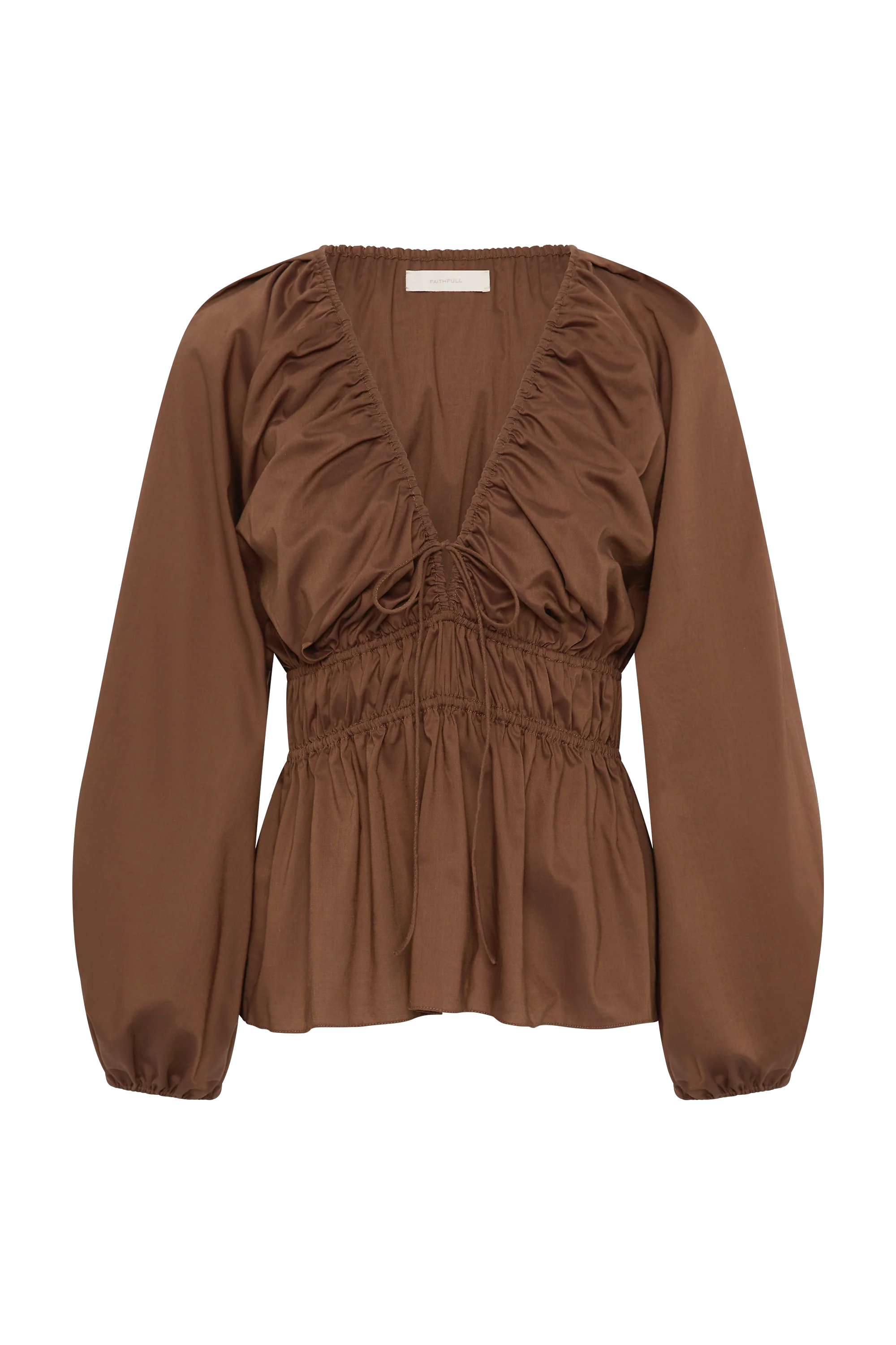 Lina Top Chestnut Brown - Final Sale - Image 6