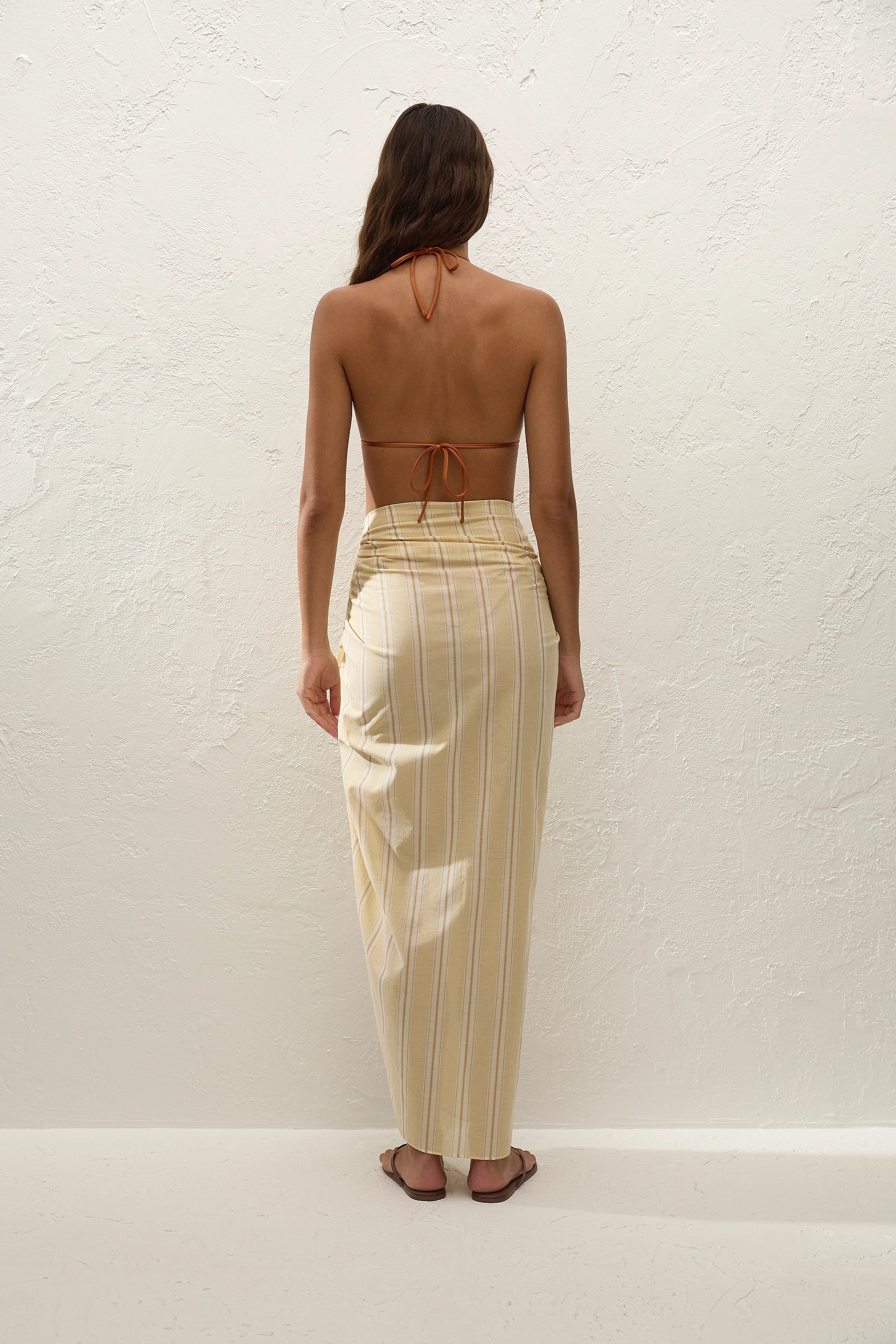 Lomas Pareo Ombre Stripe Faded Mustard - Image 4