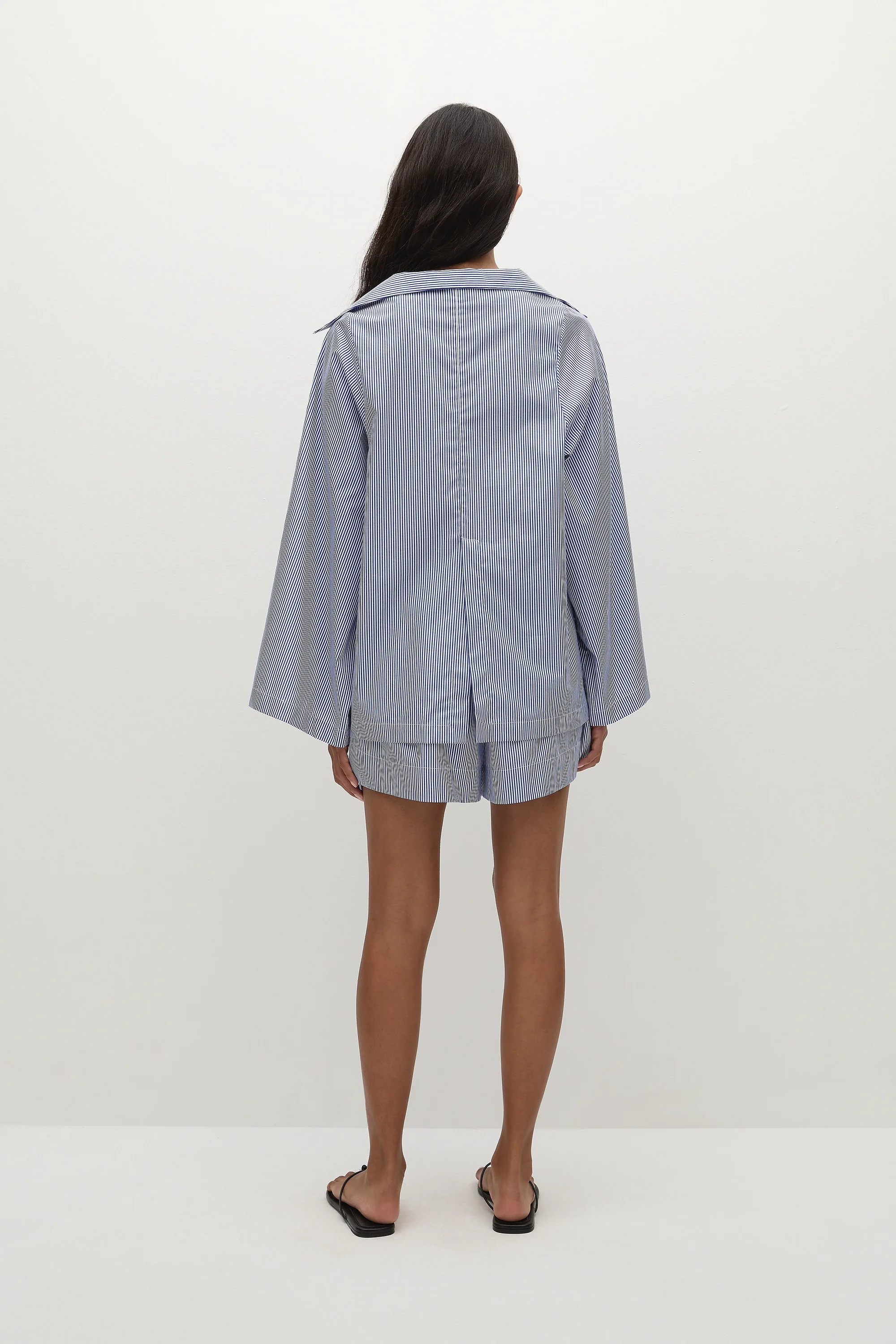 Lonia Shorts Helle Stripe Vintage Navy - Final Sale - Image 4