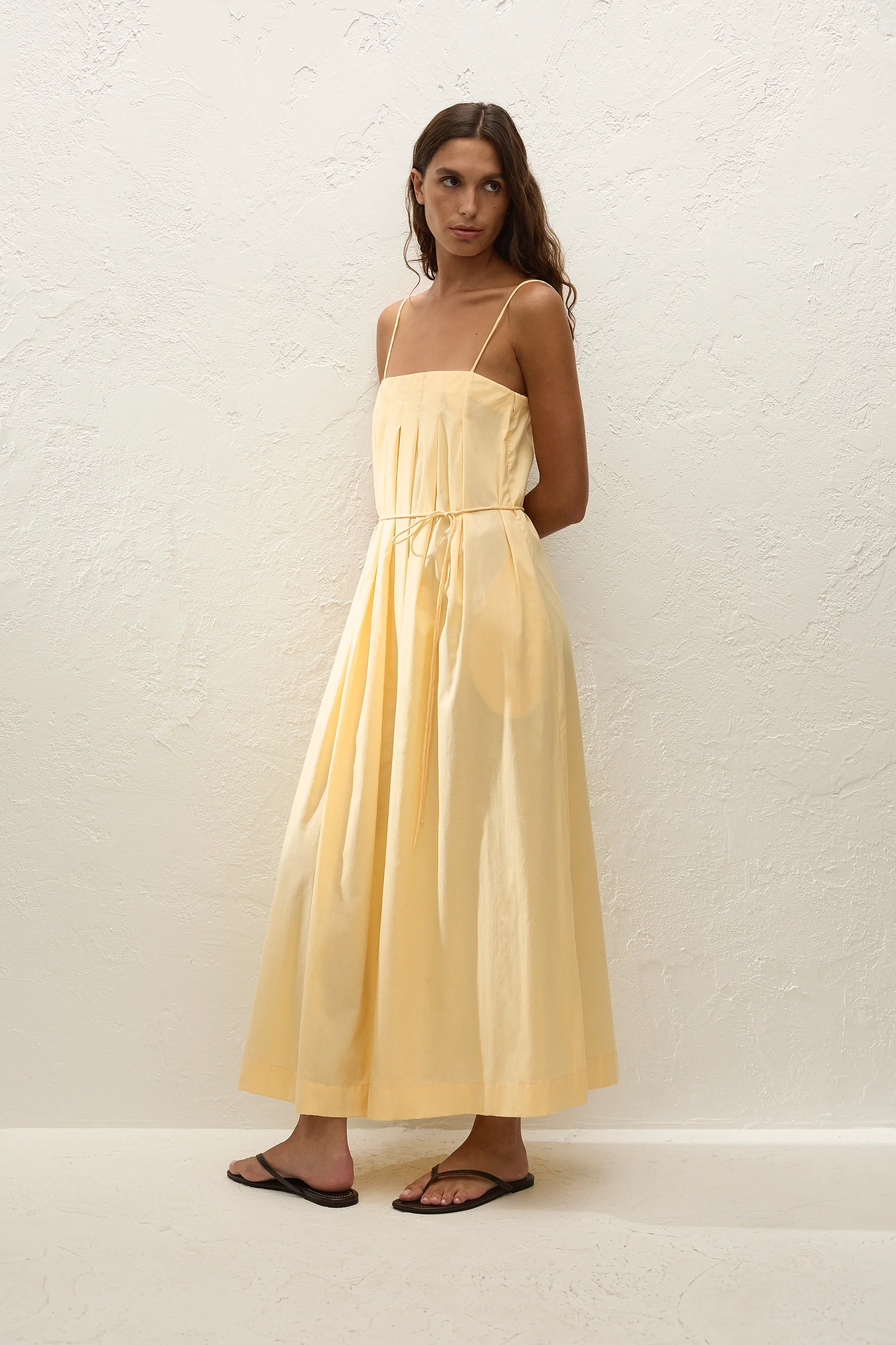 Lopez Midi Dress Banana - Image 3