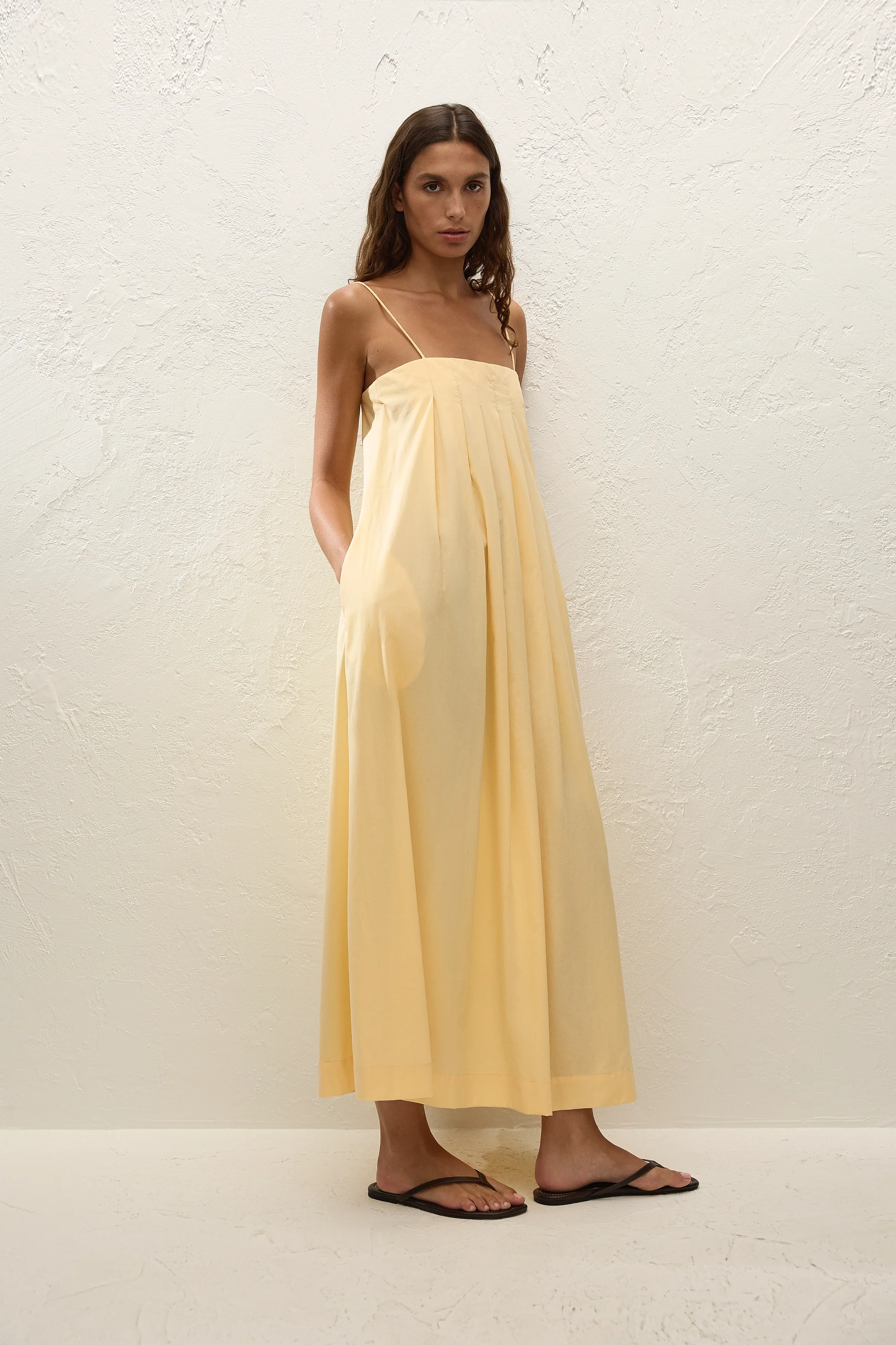 Lopez Midi Dress Banana - Image 6