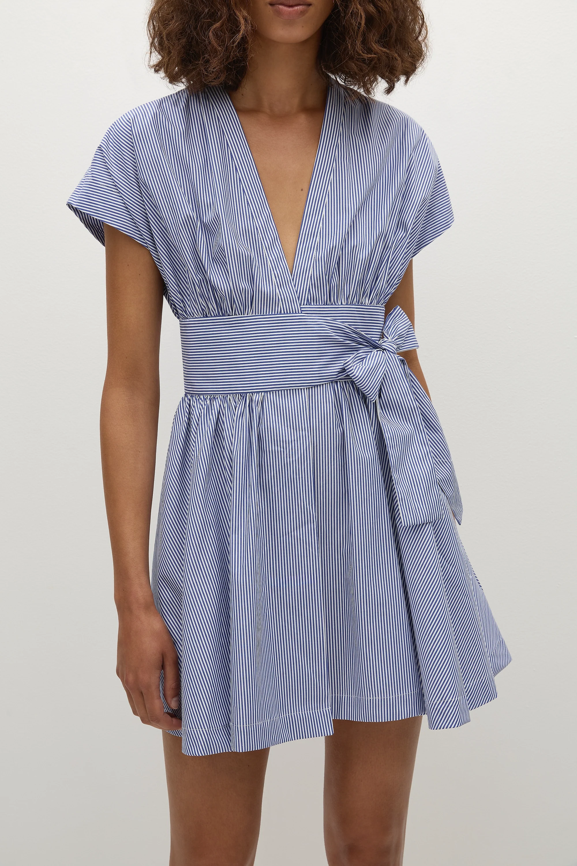 Lova Mini Dress Helle Stripe Vintage Navy - Final Sale - Image 2