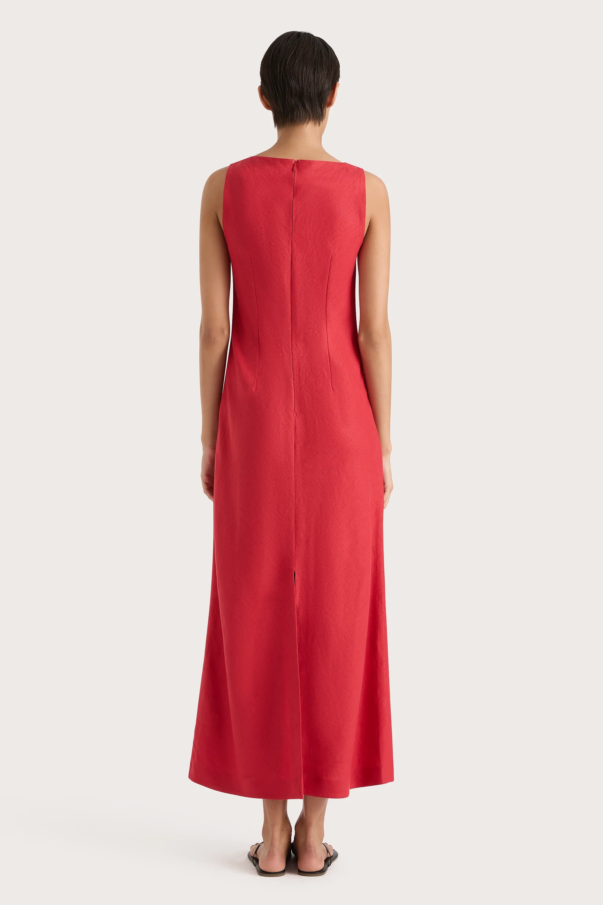 Lydie Maxi Dress Red - Final Sale - Image 4