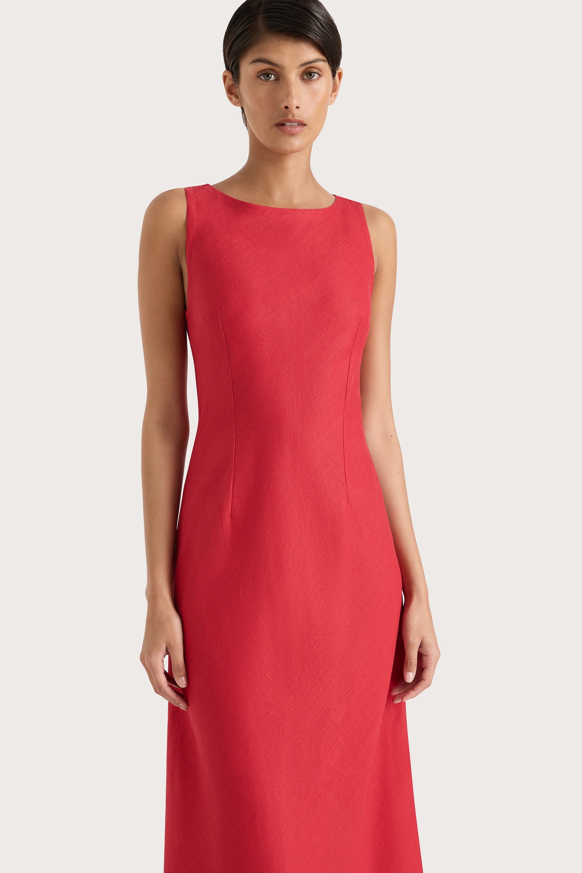 Lydie Maxi Dress Red - Final Sale - Image 5