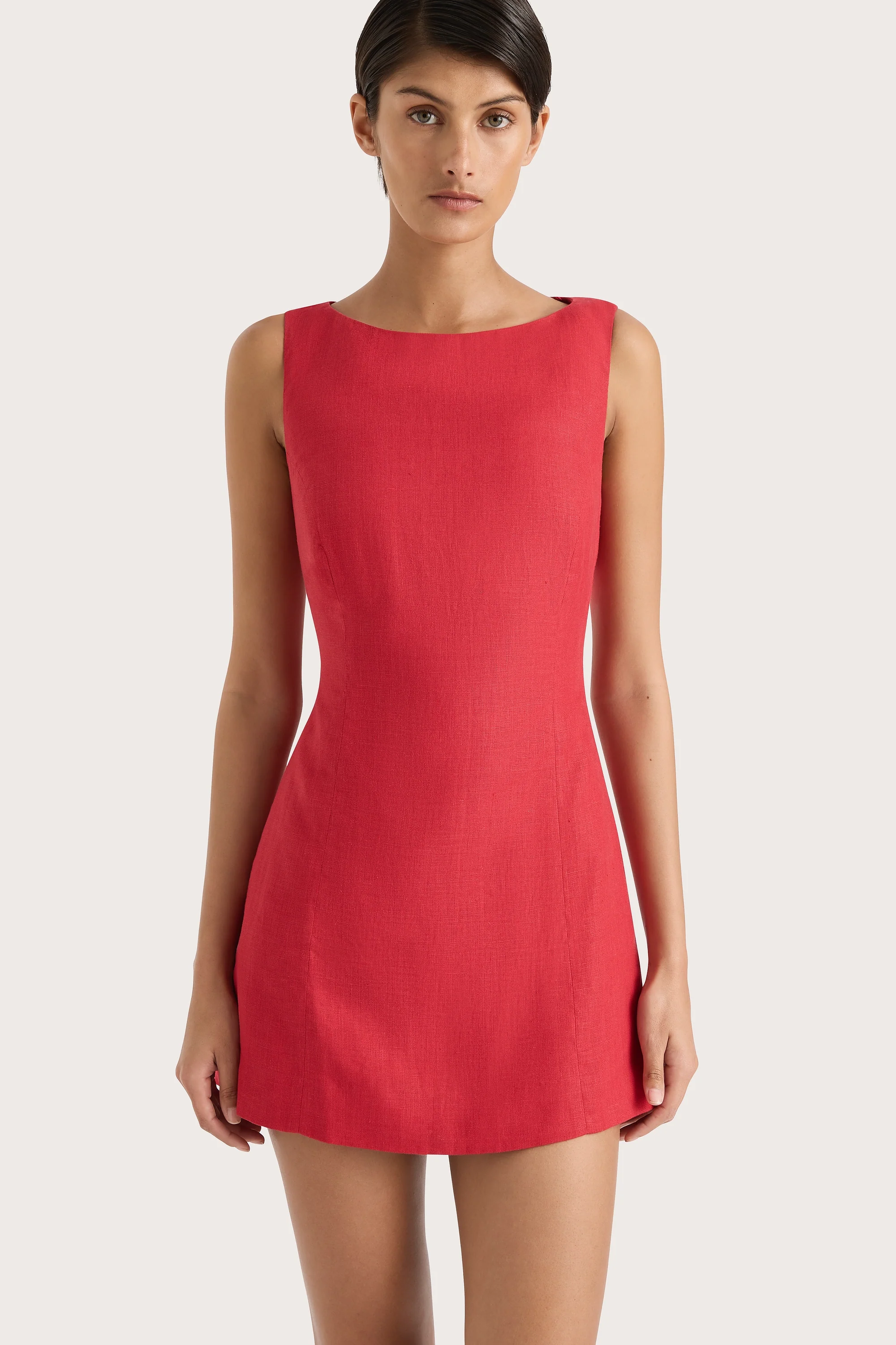 Lydie Mini Dress Red - Final Sale - Image 6