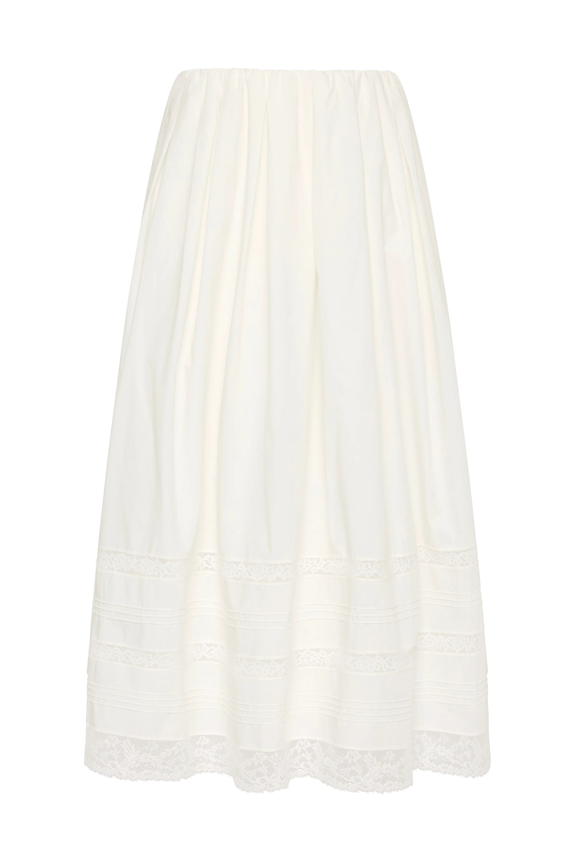 Lyon Midi Skirt Ixora Lace White - Image 6