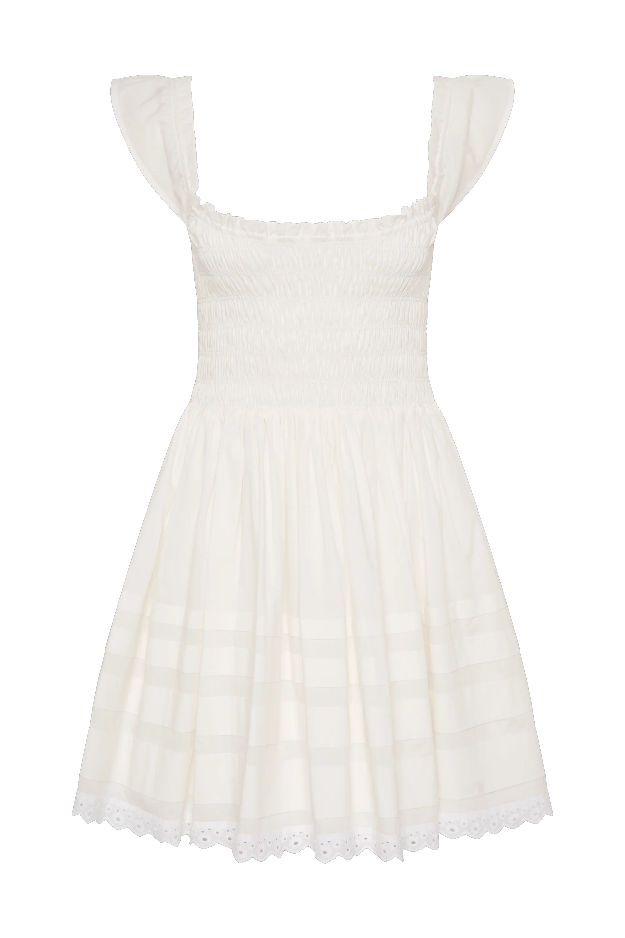 Maja Mini Dress White - Final Sale - Image 6