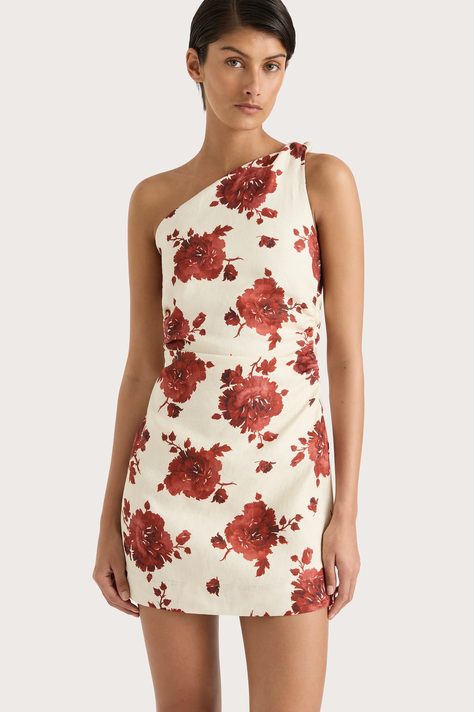 Marga Mini Dress Cecile Floral Garnet - Final Sale - Image 6
