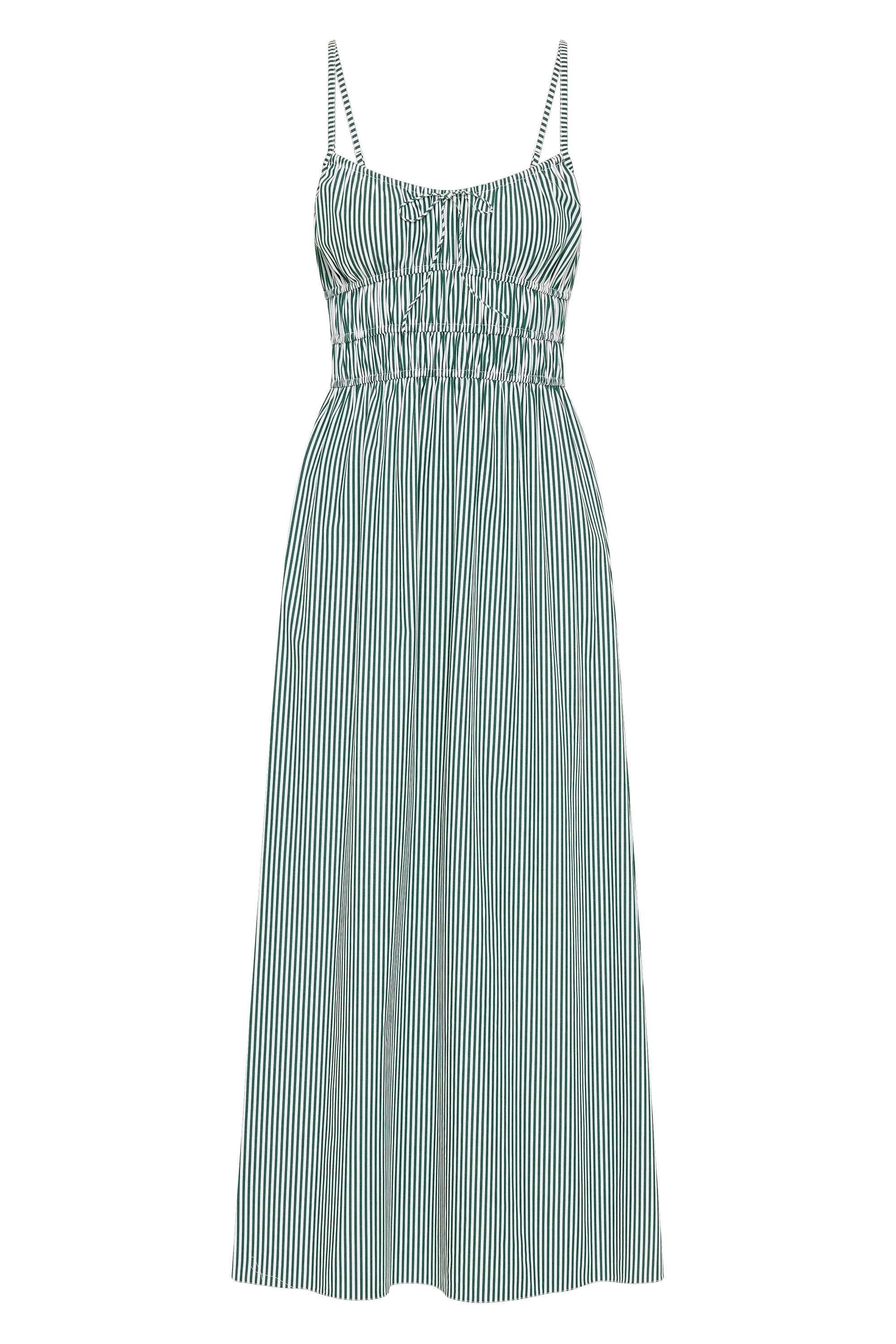 Marianne Midi Dress Green Stripe - Final Sale - Image 7