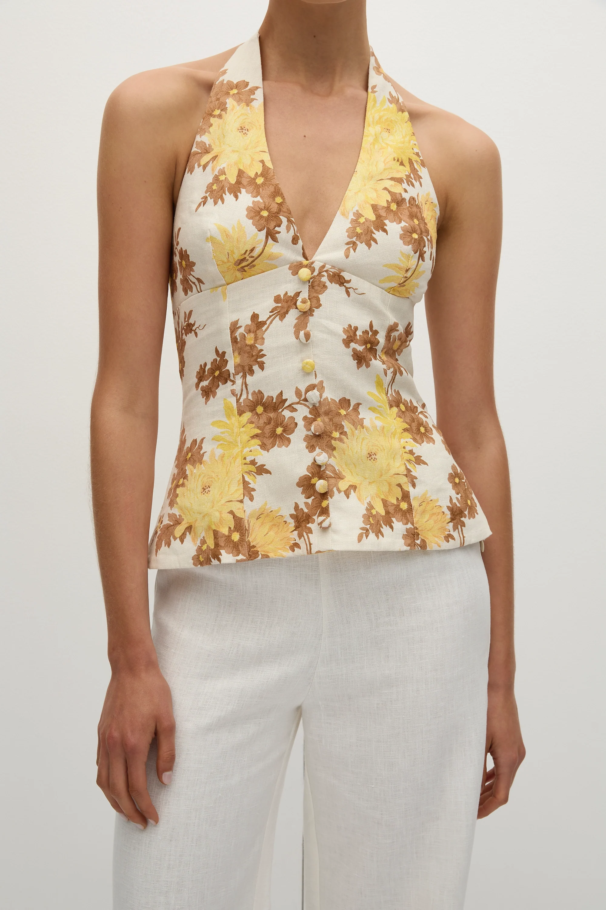 Marie Top Midsummer Floral - Final Sale - Image 2