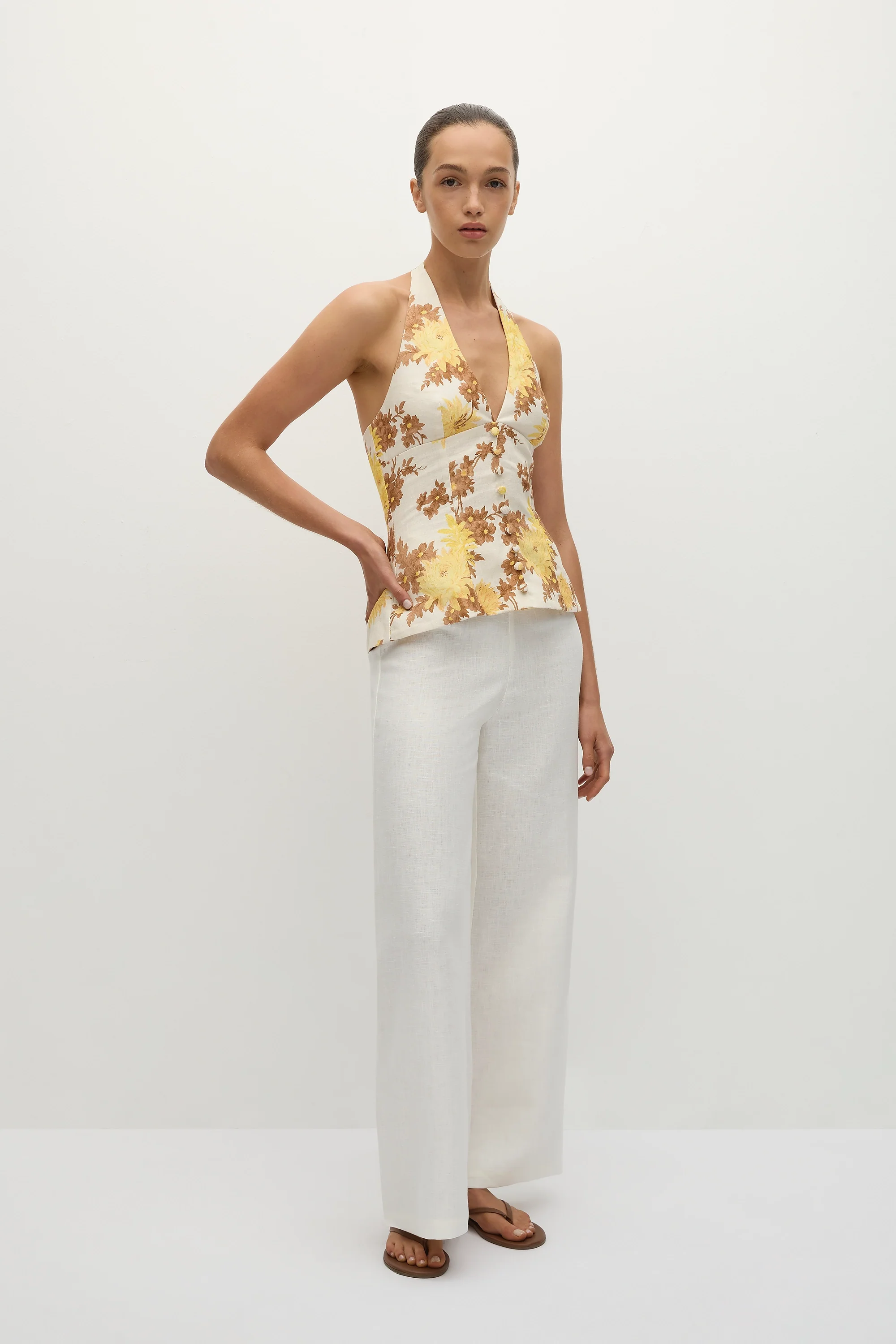 Marie Top Midsummer Floral - Final Sale - Image 3