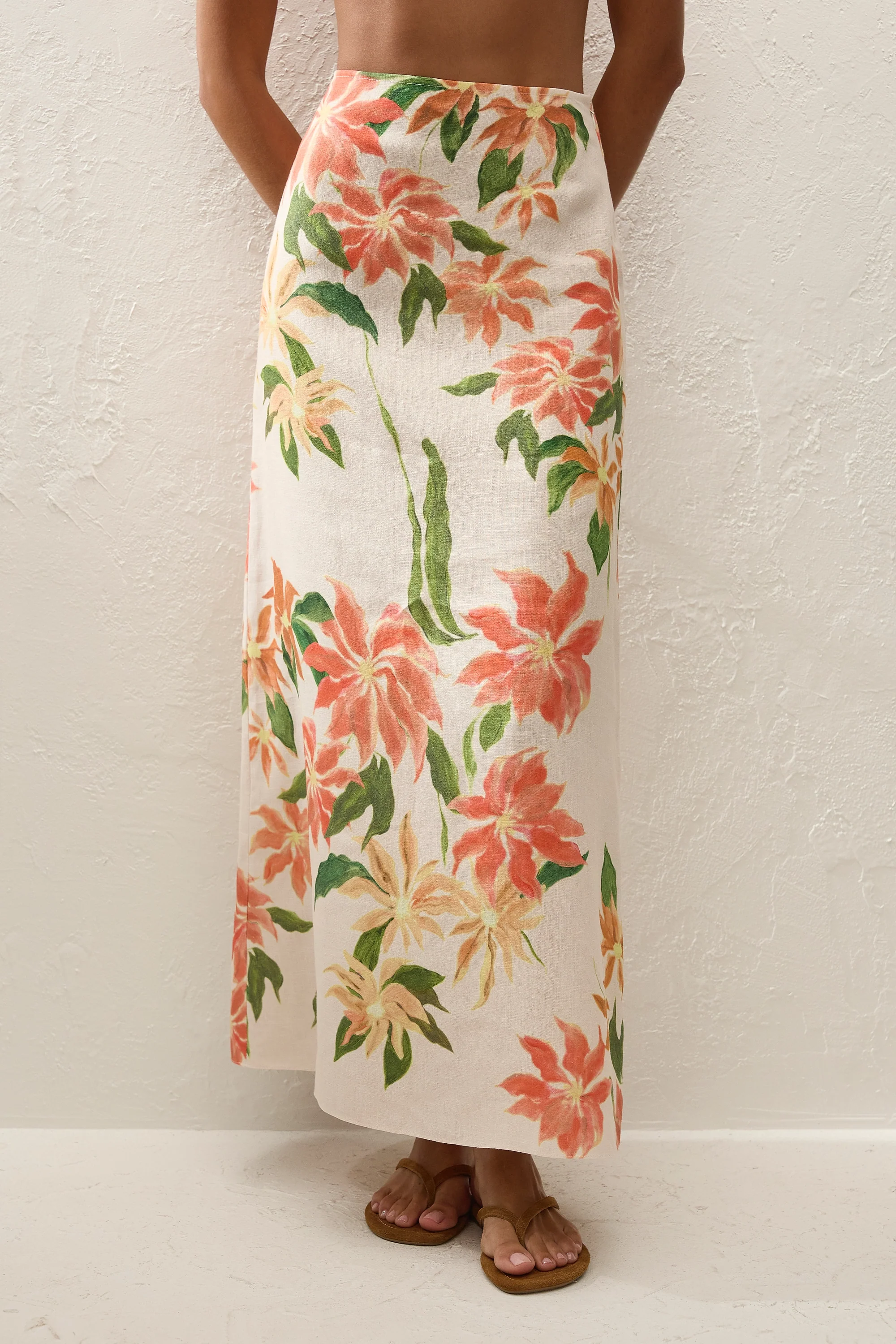 Martina Maxi Skirt Jardines Floral - Image 2