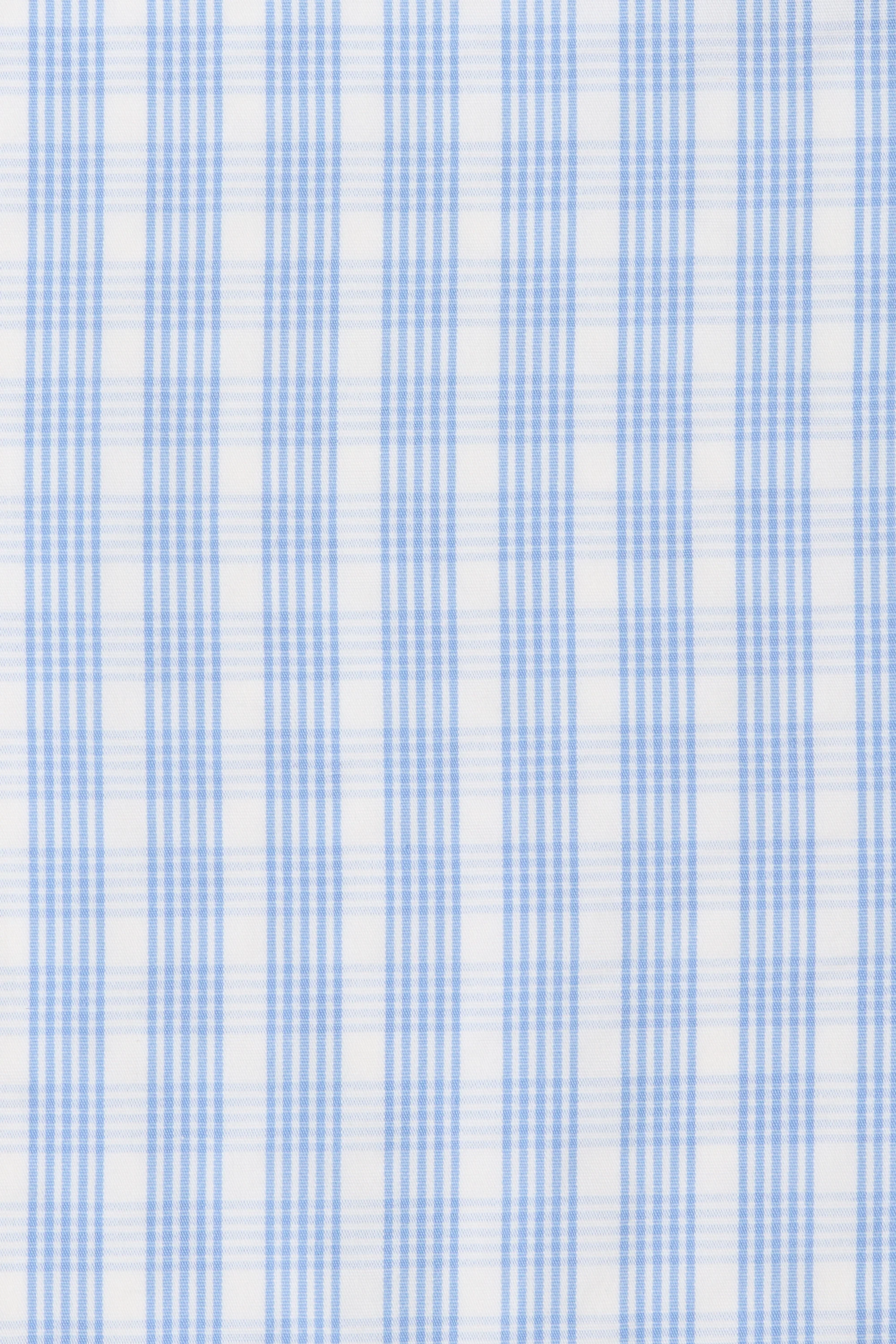 Martina Mini Dress Paloma Check Light Blue White - Image 6