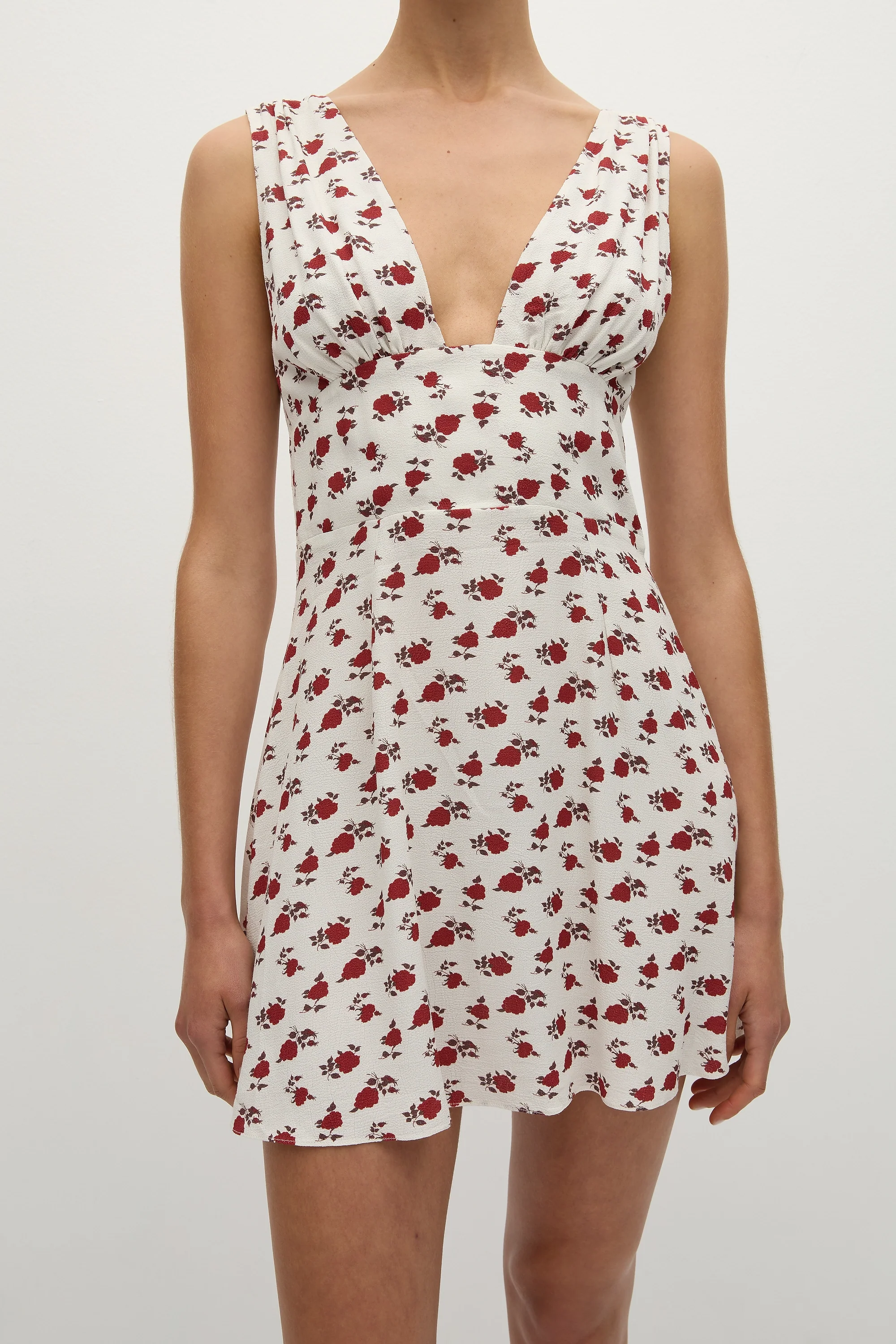 Mela Mini Dress Hazy Rose Deep Red - Final Sale - Image 2