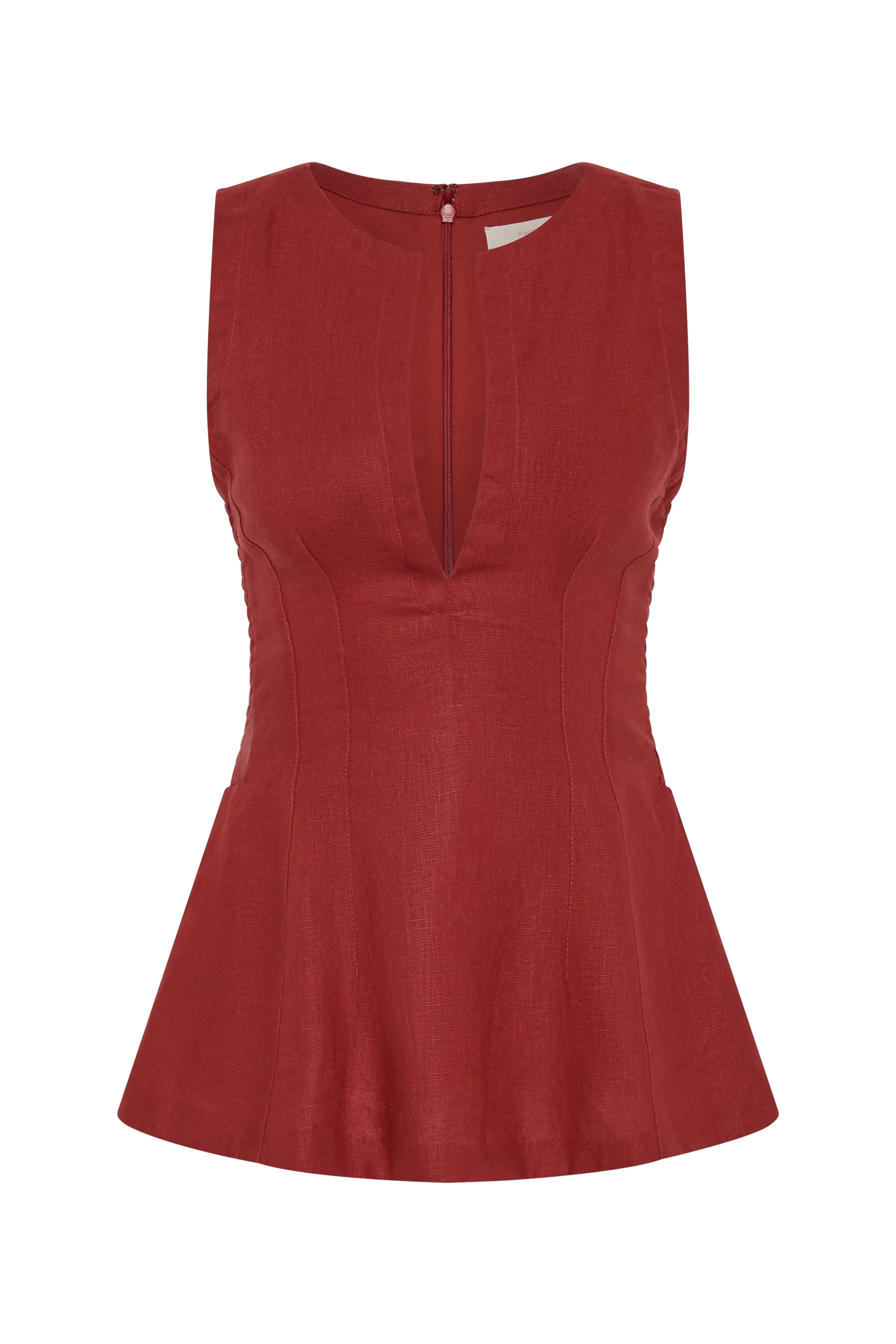 Melia Top Deep Red - Final Sale - Image 7