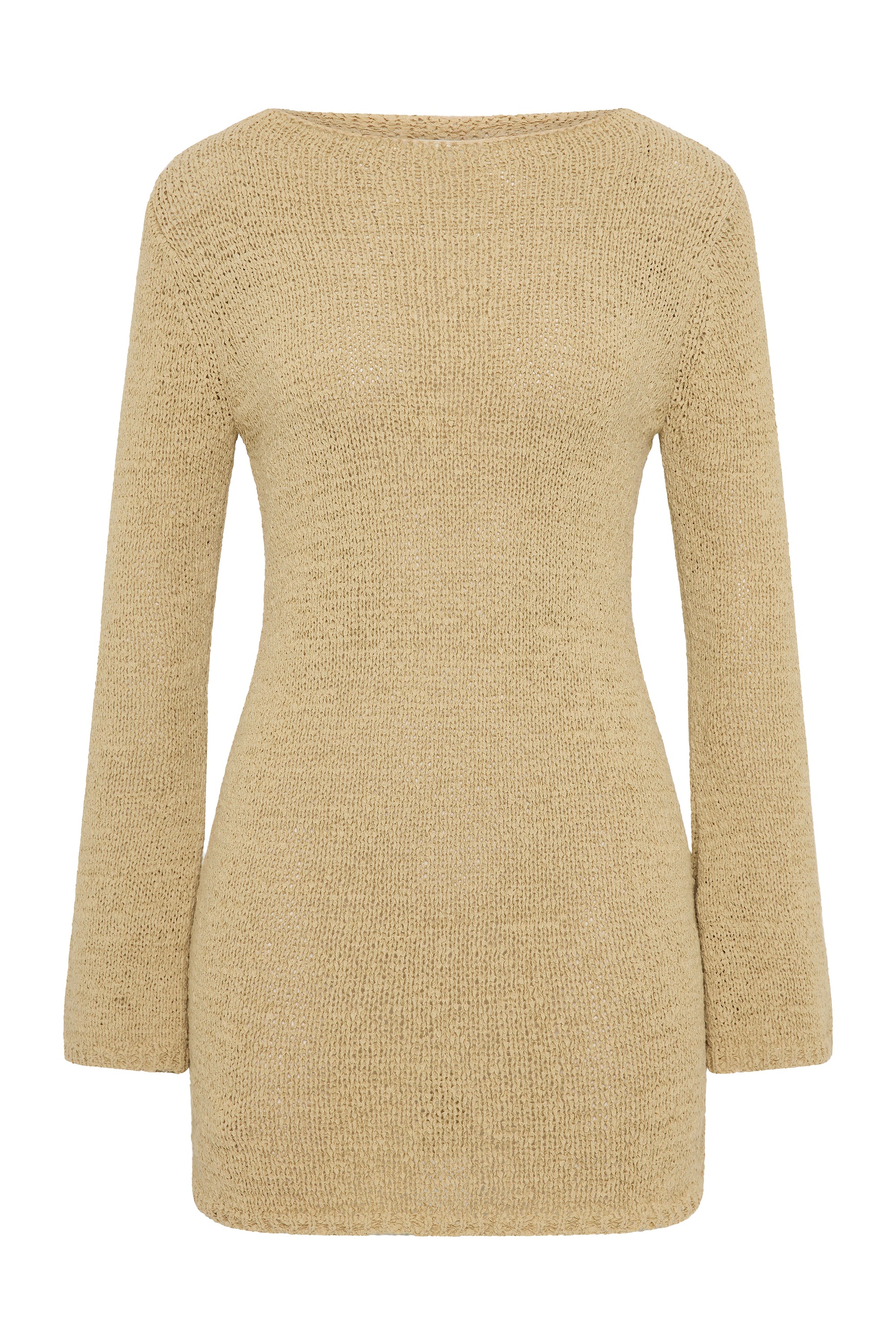 Micah Mini Dress Wheat - Image 7