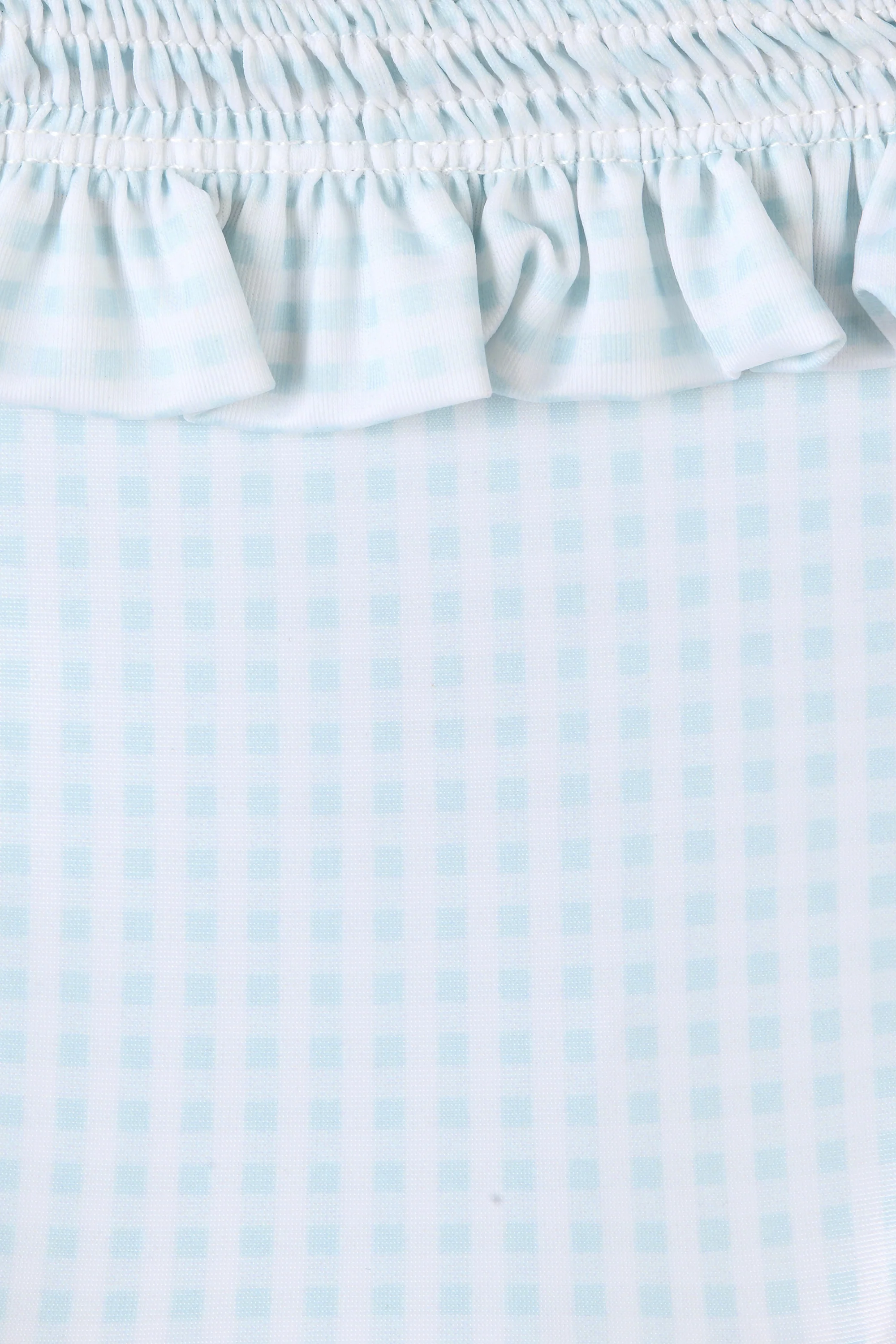 Moana Bikini Top Gingham Sky Blue - Image 5